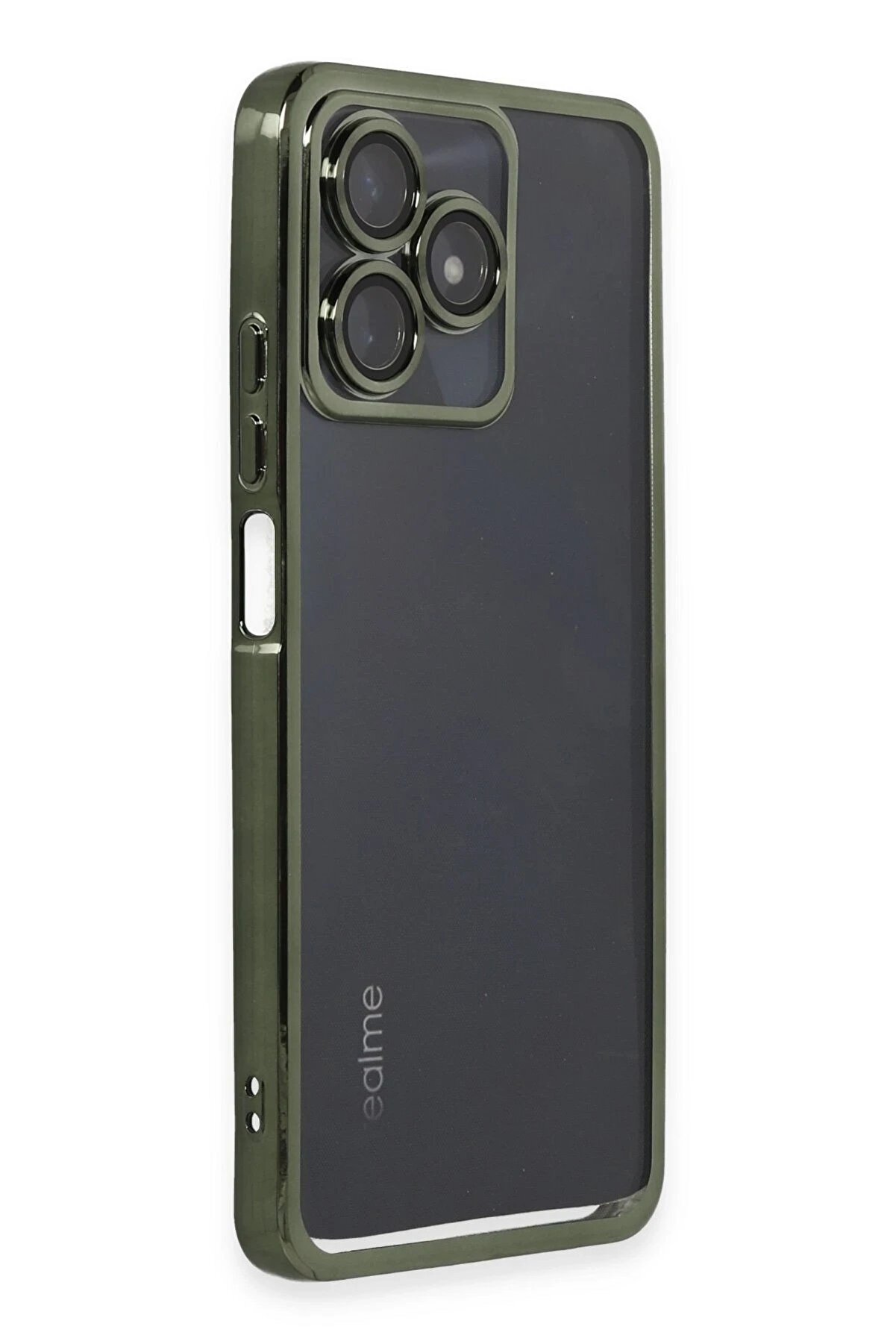 Realme C53 Kılıf Lensli̇ Si̇li̇kon - Yeşi̇l - Dropx4200-8843