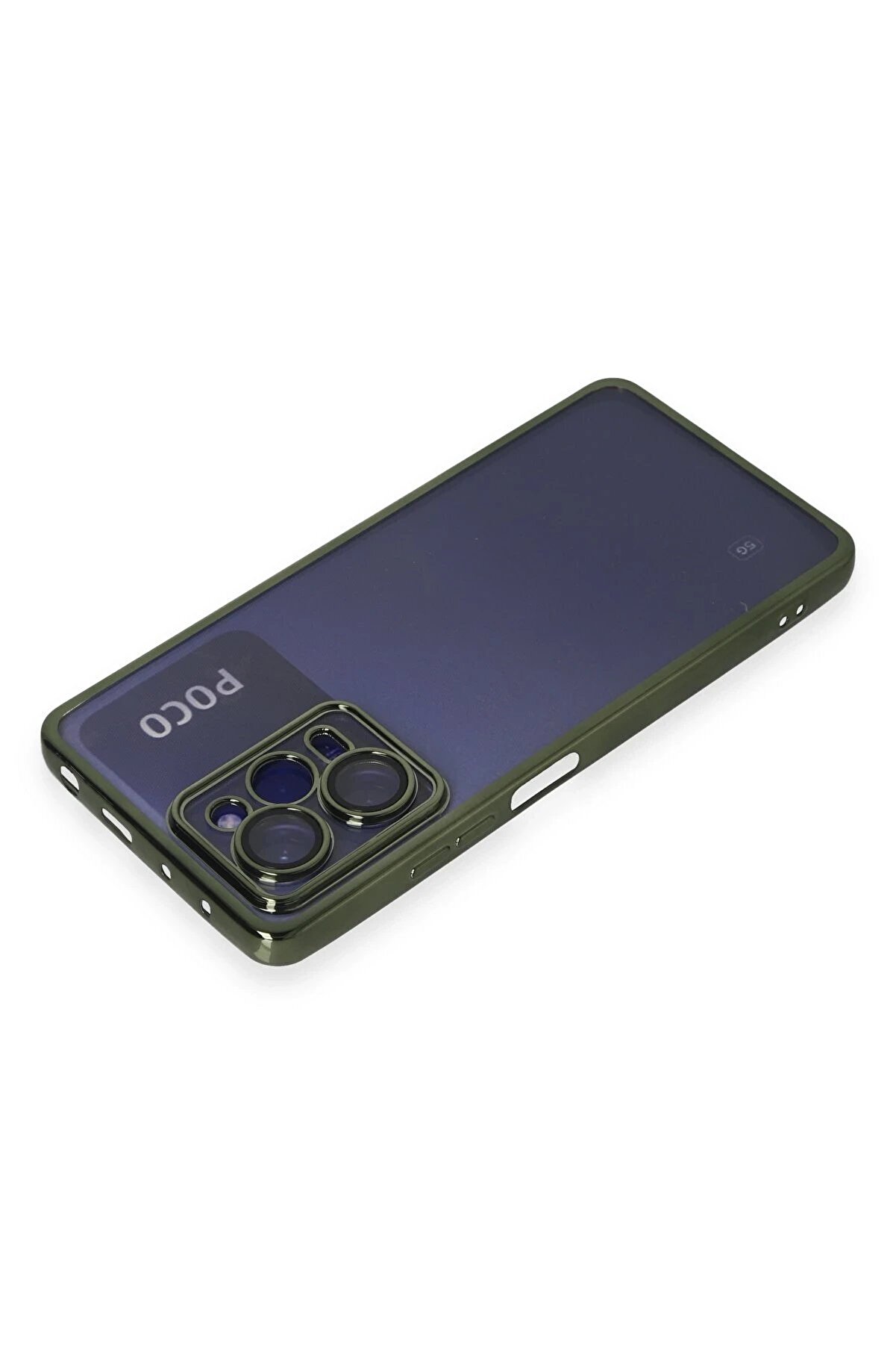 Xi̇aomi̇ Poco X5 Pro 5G Kılıf Lensli̇ Si̇li̇kon - Yeşi̇l - Dropx9568-7986