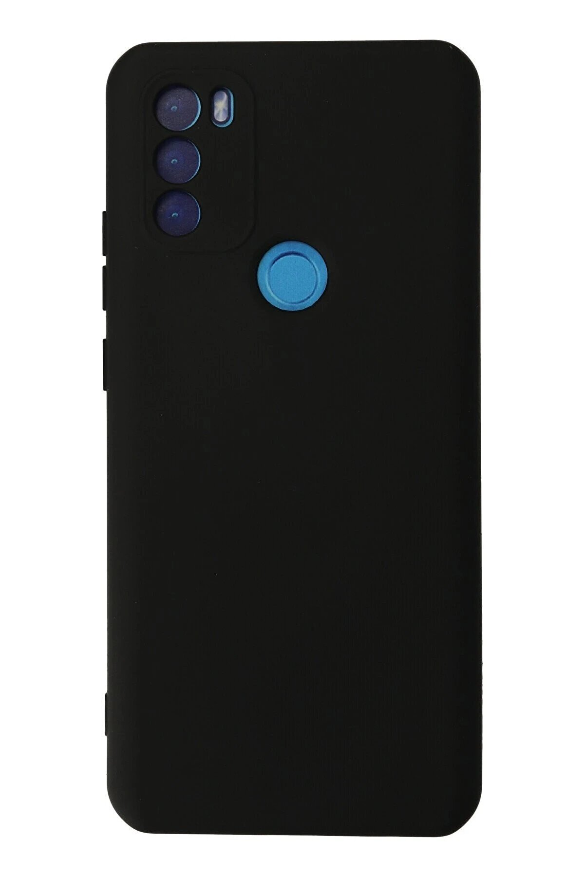 CepteToptan General Mobile GM 21 Plus Kılıf Nano i&ccedil;i Kadife Silikon - Siyah - DROPX2342-2157