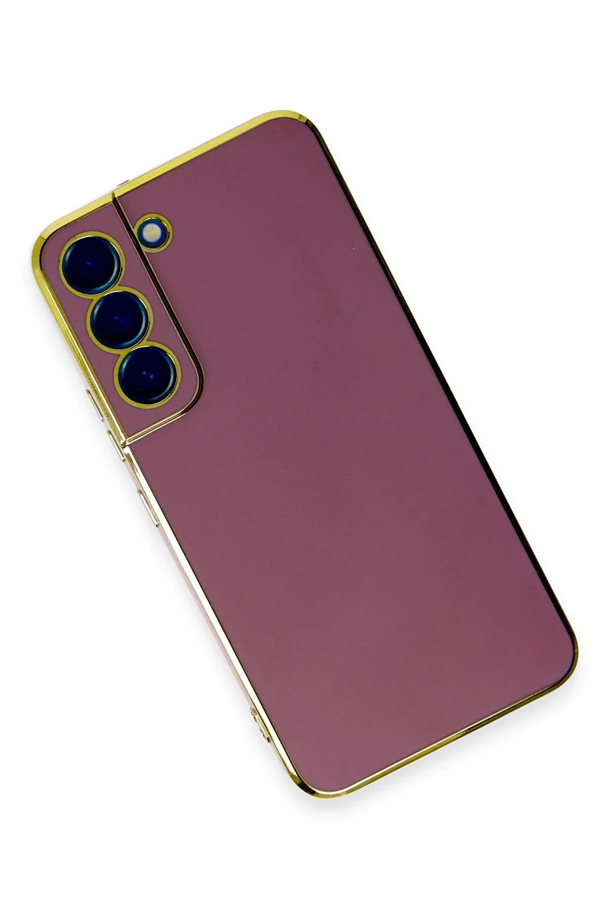 Samsung Galaxy S22 Plus Kılıf Volet Si̇li̇kon - Kırmızı - Dropx1254-6807