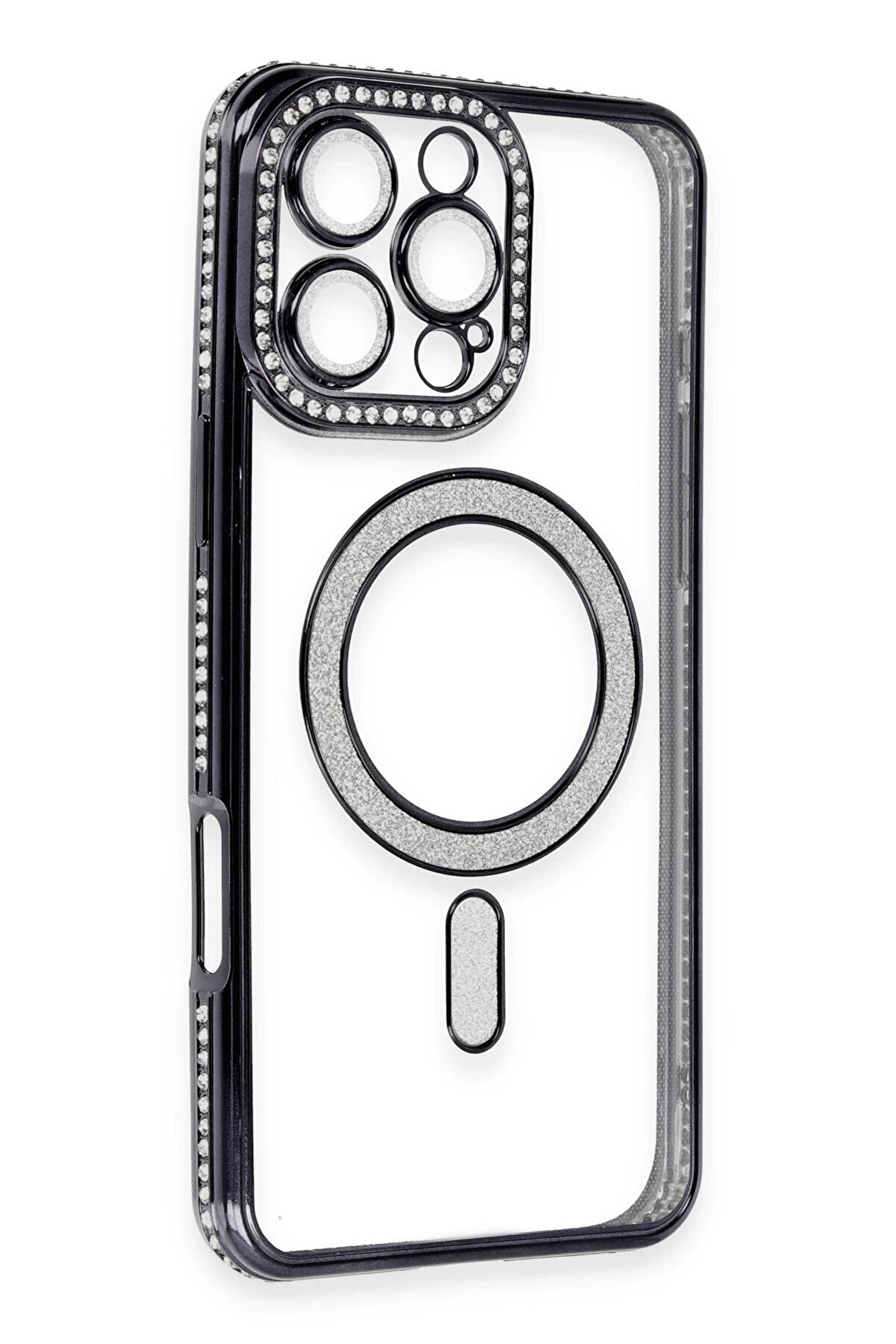 İphone 16 Pro Kılıf Joke Si̇mli̇ Magneti̇csafe Kılıf - Si̇yah - Dropx9466-3502