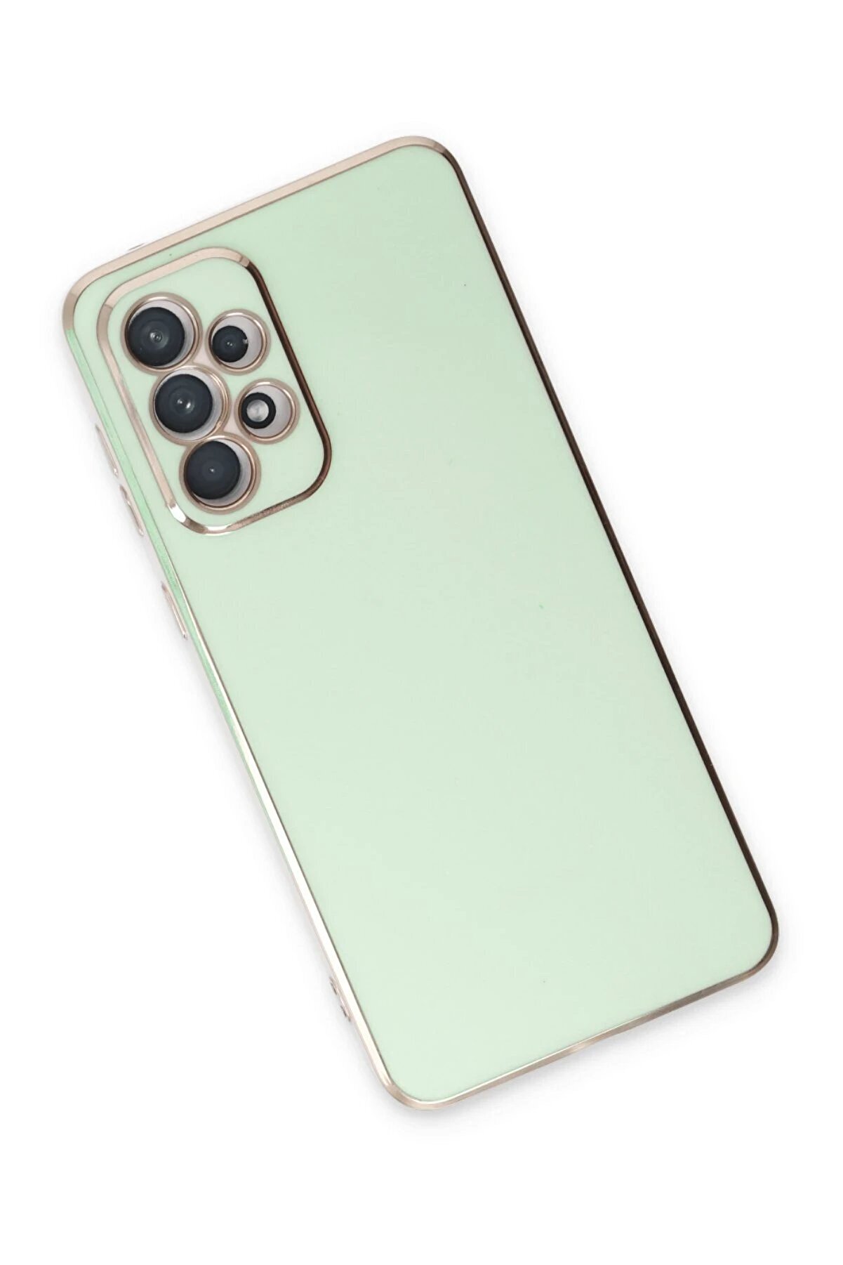 Samsung Galaxy A73 5G Kılıf Volet Si̇li̇kon - Açık Yeşi̇l - Dropx2212-1964