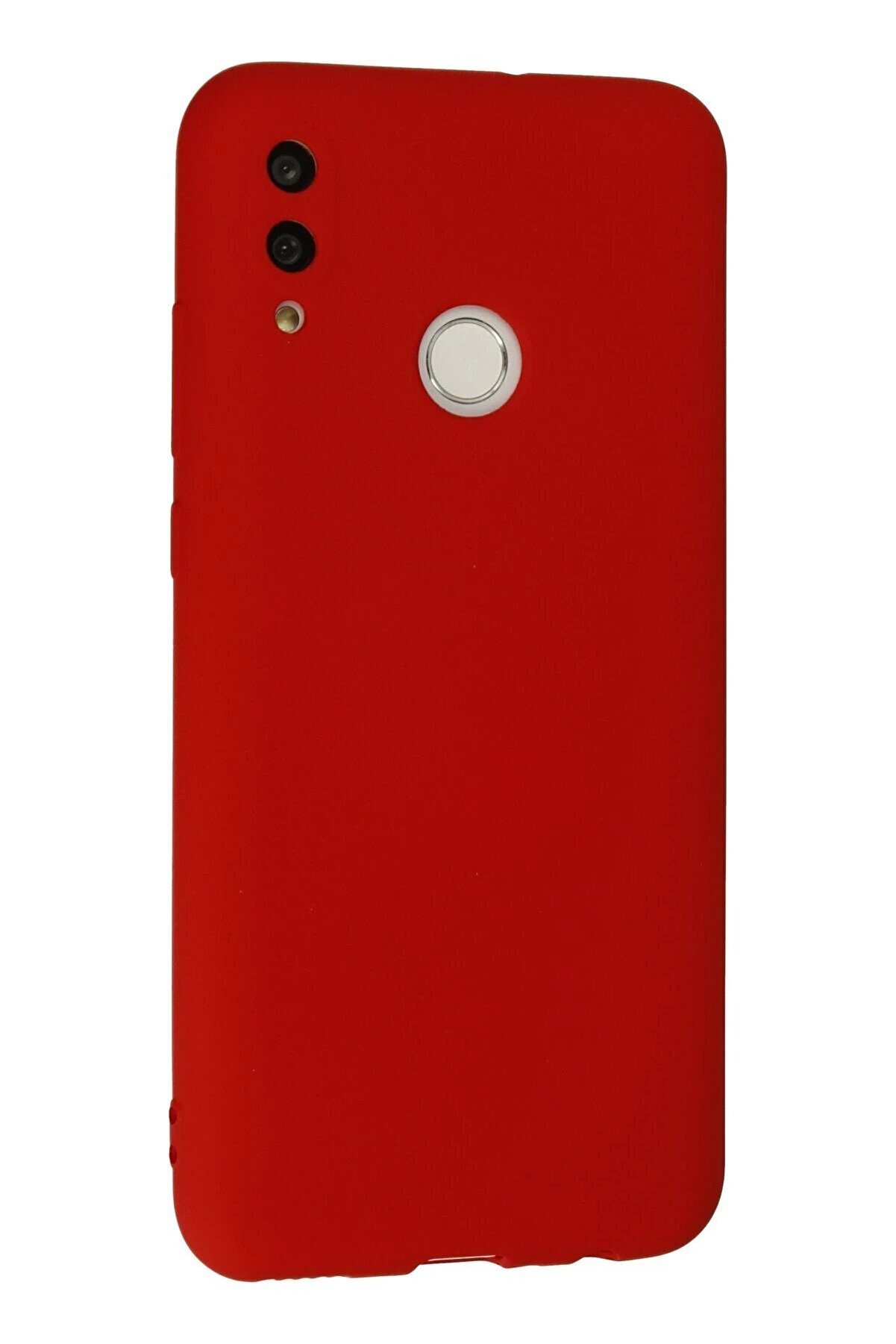 Huawei̇ P Smart 2019 Kılıf Nano İ&ccedil;i̇ Kadi̇fe Si̇li̇kon - Kırmızı - Dropx5730-2604