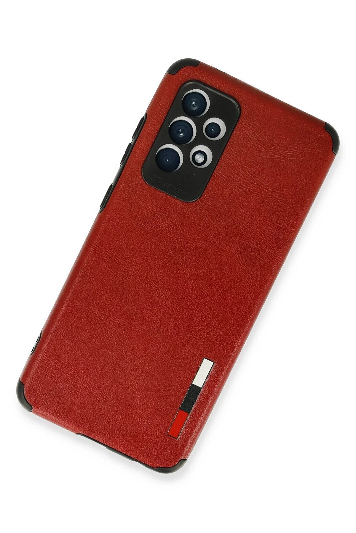 Samsung Galaxy A72 Kılıf Loop Deri̇ Si̇li̇kon - Kırmızı - Dropx7306-3239