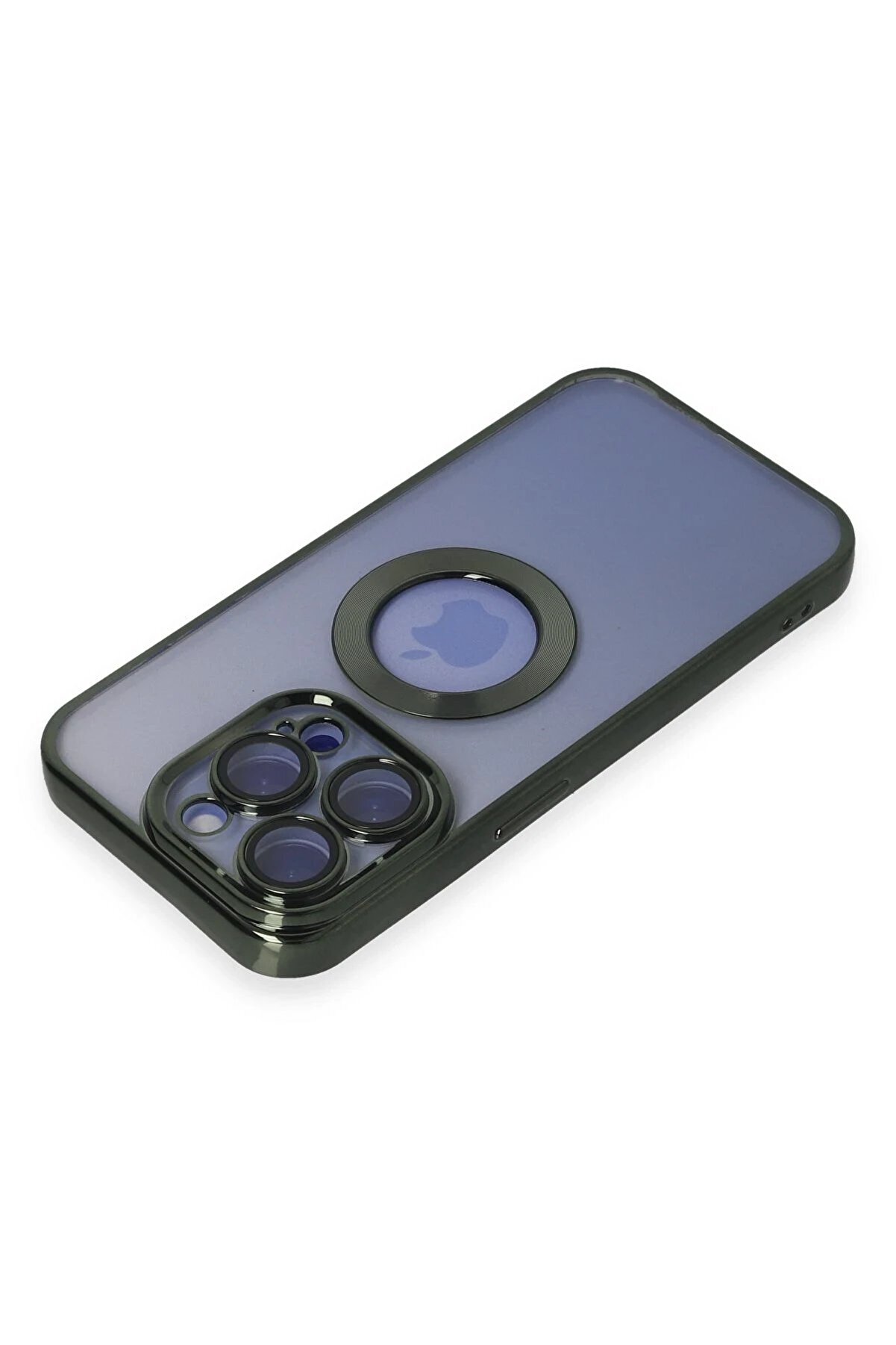İphone 15 Pro Kılıf Slot Si̇li̇kon - Köknar Yeşi̇li̇ - Dropx5978-5020