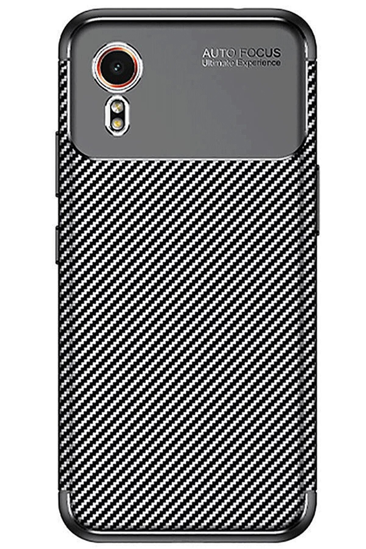 Samsung Galaxy Xcover 7 Kılıf Auto Focus Karbon Kapak - Si̇yah - Dropx5525-7778