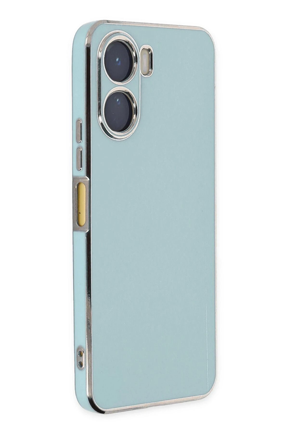 CepteToptan Vivo Y16 Kılıf Volet Silikon - A&ccedil;ık Yeşil - DROPX5852-2425