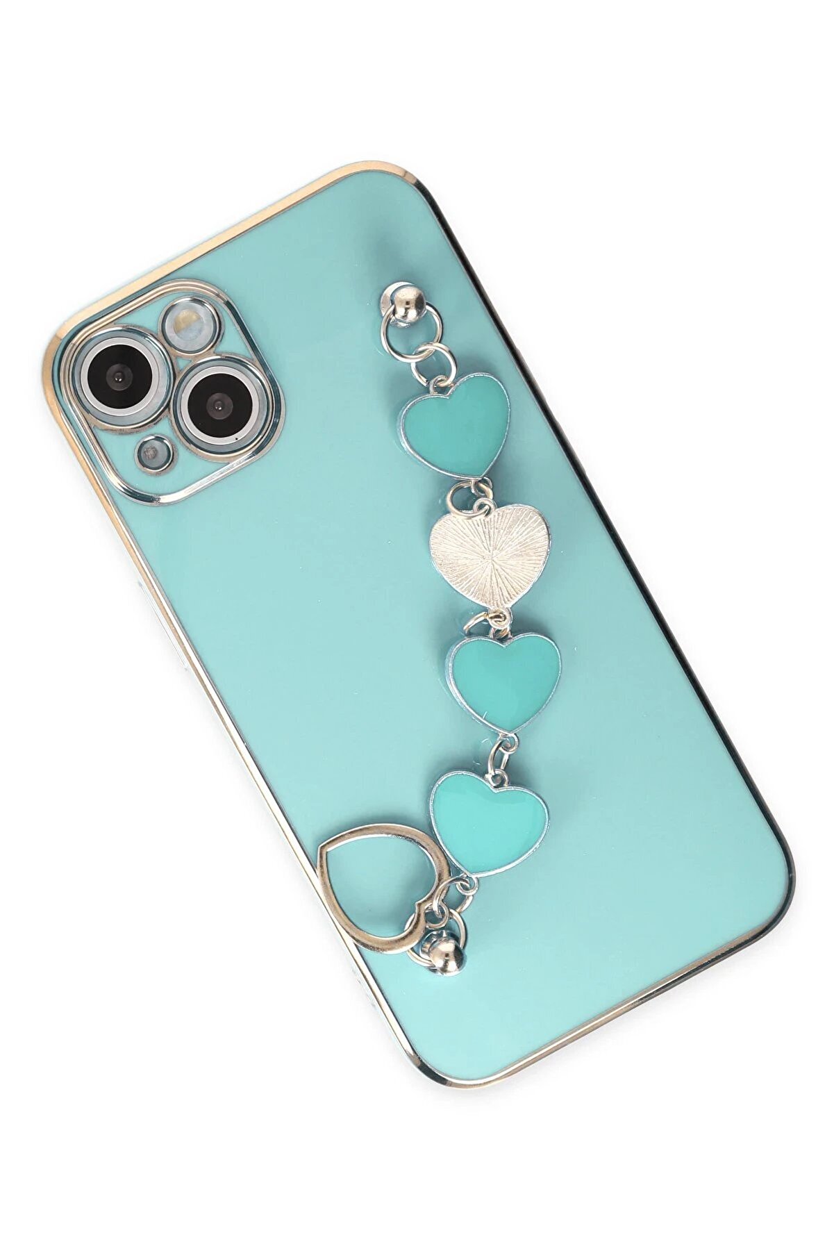 İphone 14 Kılıf Esi̇la Si̇li̇kon - Su Yeşi̇li̇ - Dropx5096-7009