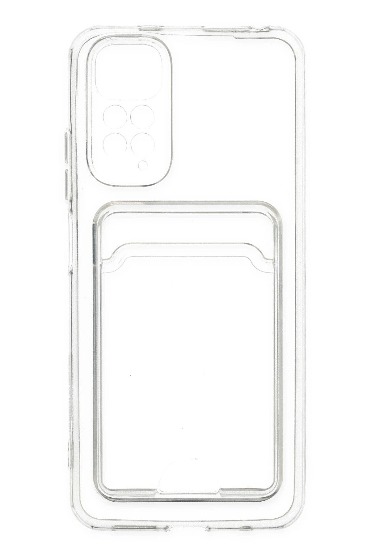 Xi̇aomi̇ Redmi̇ Note 11 Pro Kılıf Kart Şeffaf Si̇li̇kon - Şeffaf - Dropx8646-5058