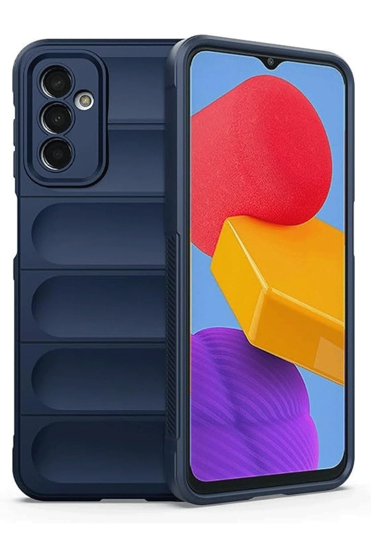 CepteToptan Samsung A36 Kılıf Optimum Silikon - Lacivert - DROPX1709-9390