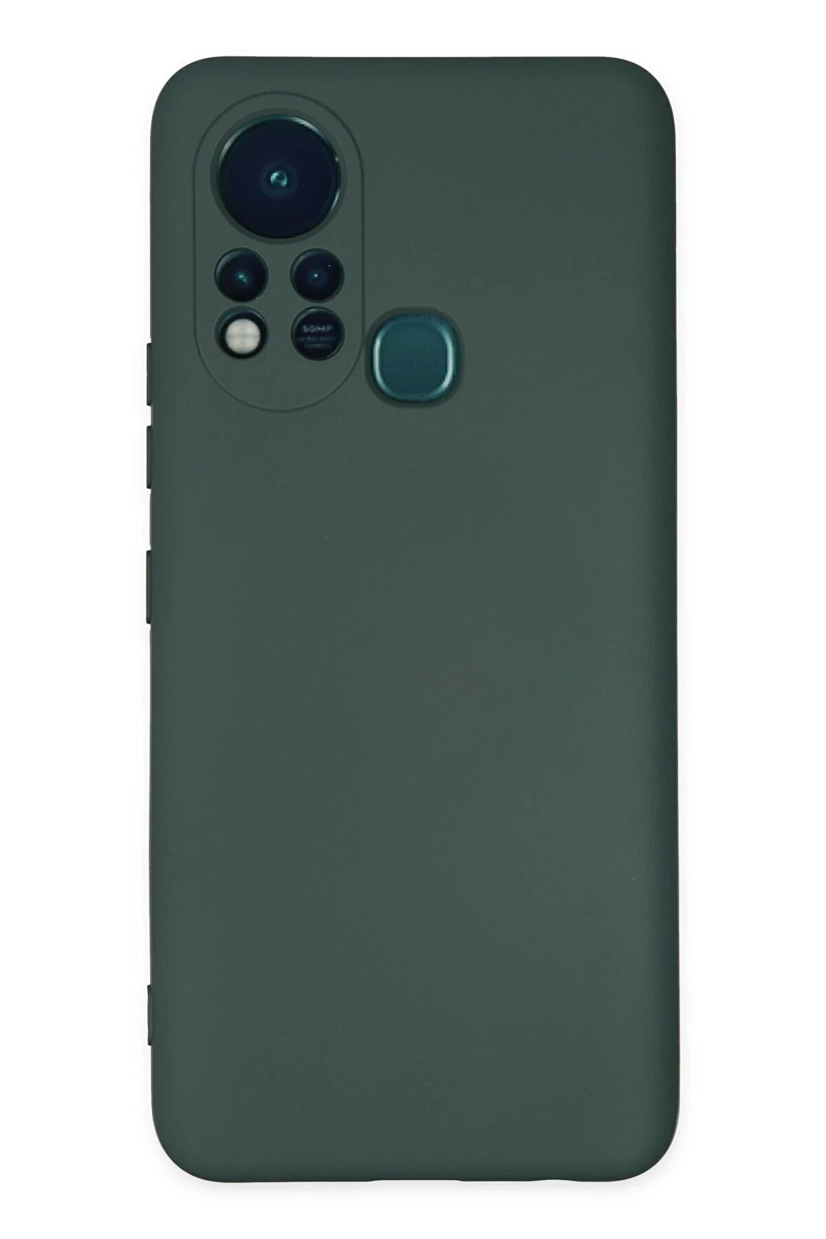 İnfi̇ni̇x Hot 11S Kılıf Nano İçi̇ Kadi̇fe Si̇li̇kon - Koyu Yeşi̇l - Dropx5839-2721