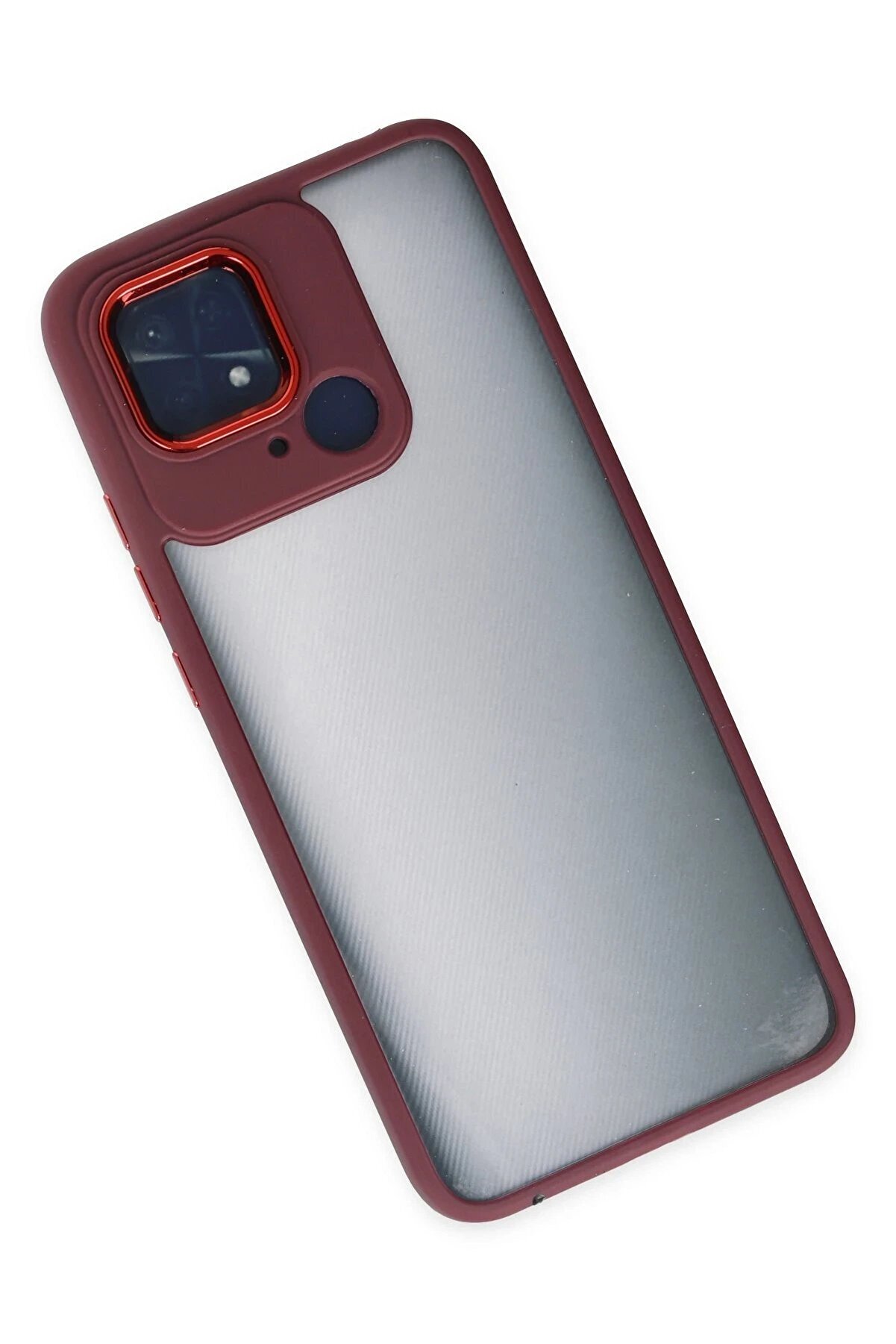 Xi̇aomi̇ Redmi̇ 10C Kılıf Dora Kapak - Kırmızı - Dropx6275-5607