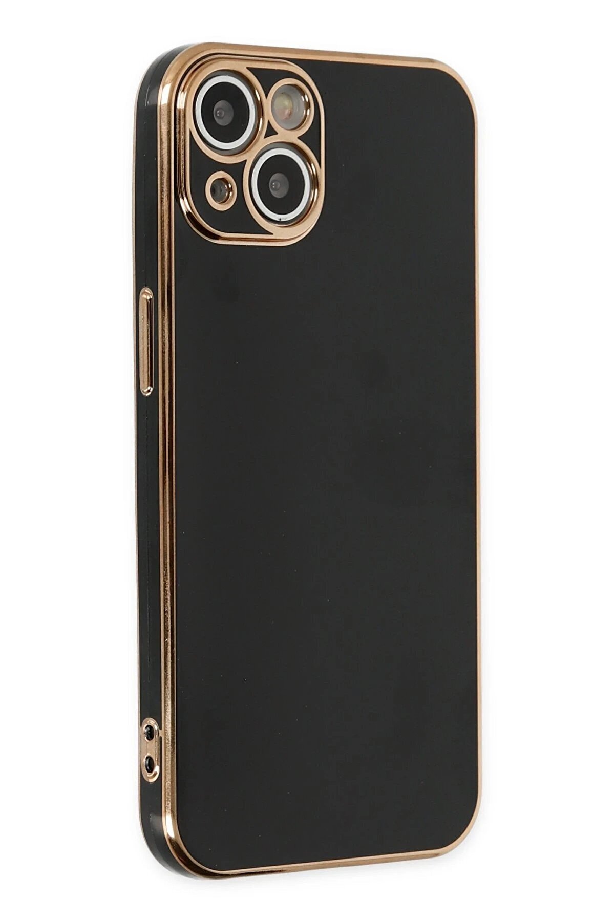 CepteToptan iPhone 14 Plus Kılıf Volet Silikon - Siyah - DROPX5145-7978