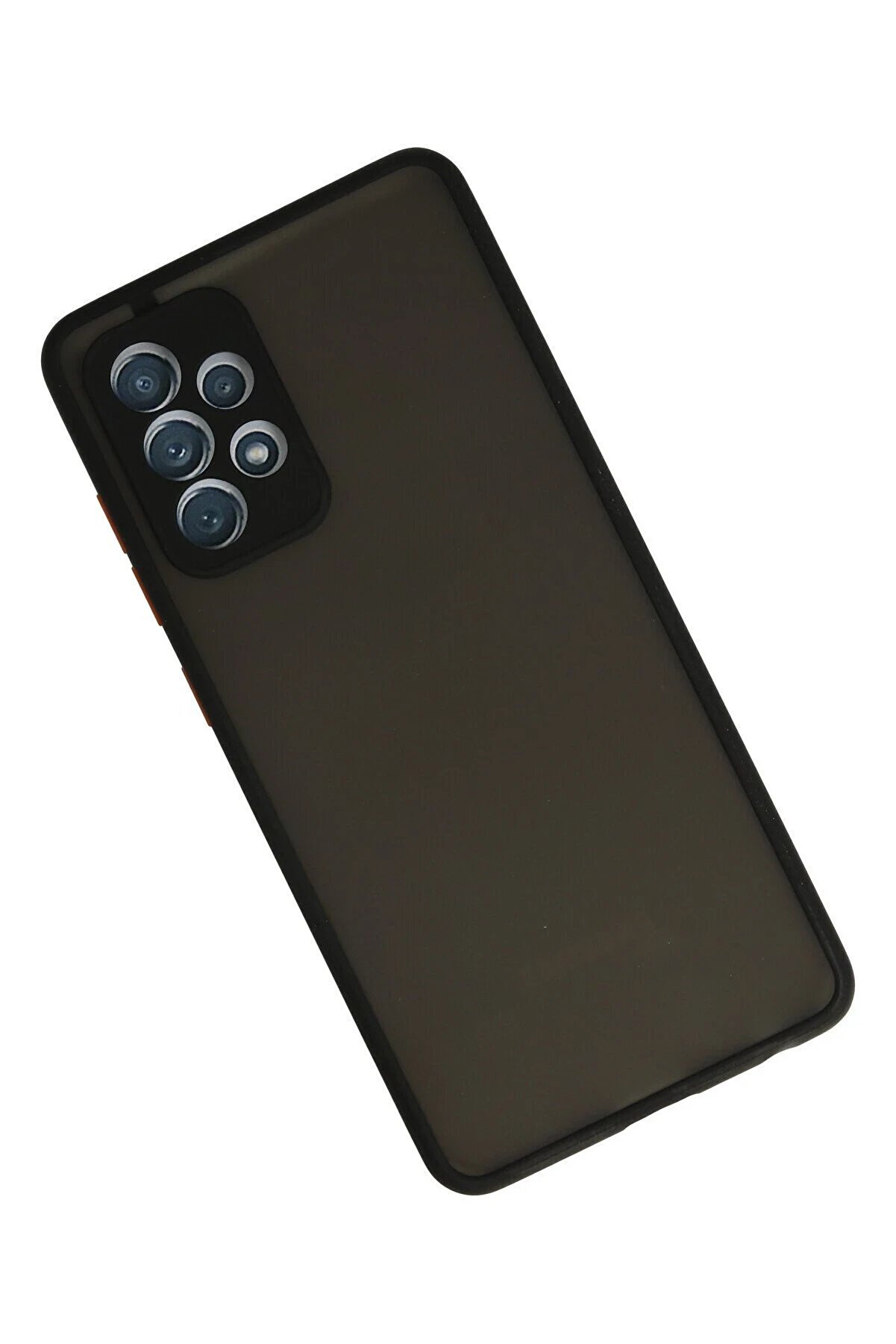 Samsung Galaxy A52 Kılıf Montreal Si̇li̇kon Kapak - Si̇yah - Dropx3995-8902