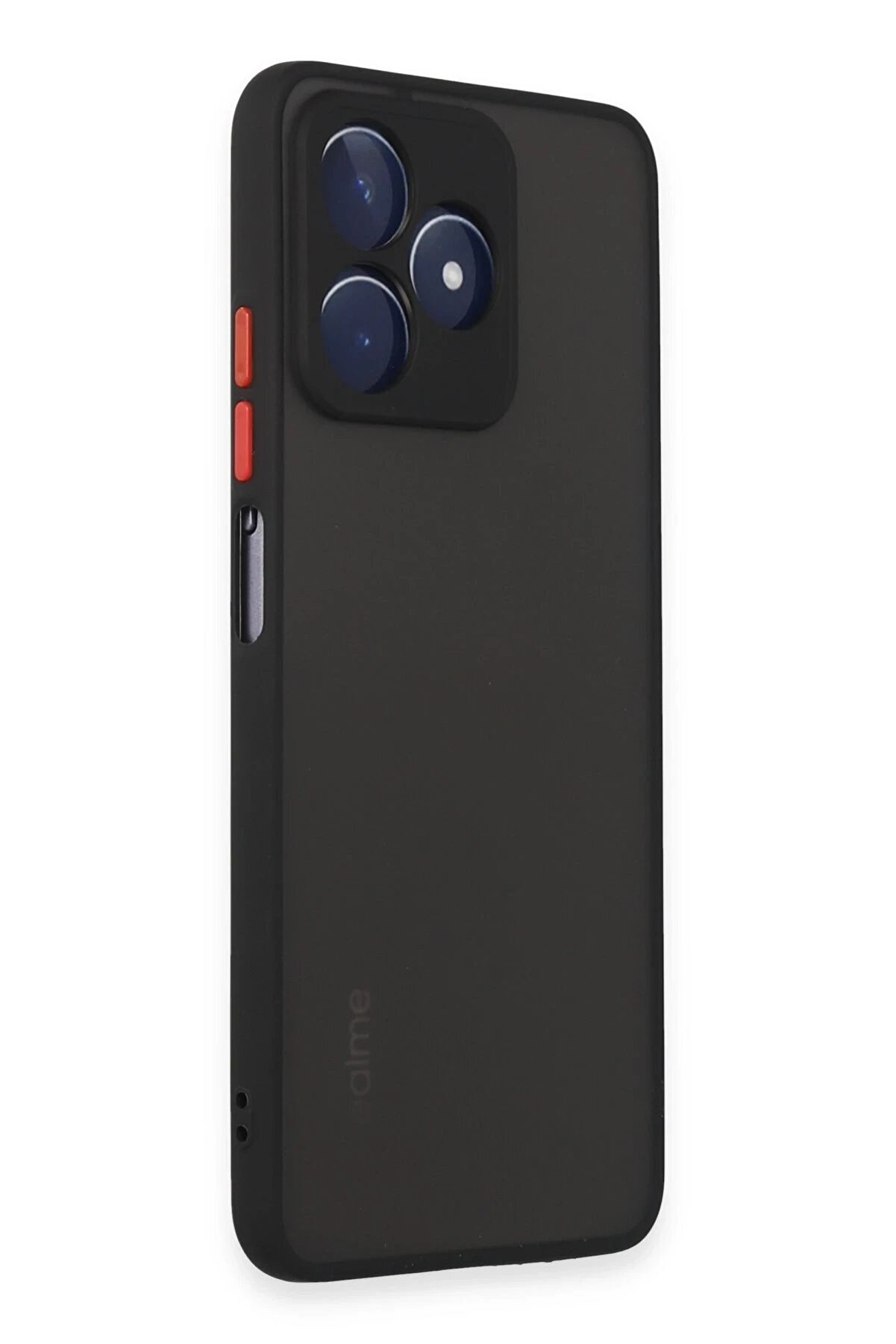 Realme C53 Kılıf Montreal Si̇li̇kon Kapak - Si̇yah - Dropx2503-5512