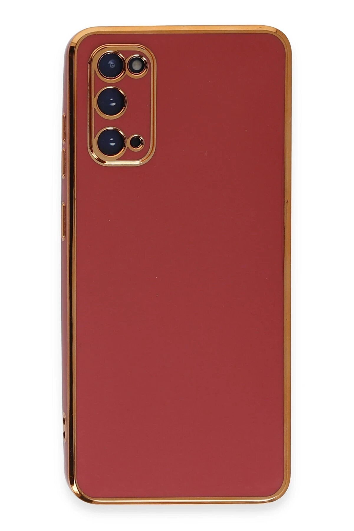 CepteToptan Samsung Galaxy S20 Kılıf Volet Silikon - Kırmızı - DROPX3270-6601