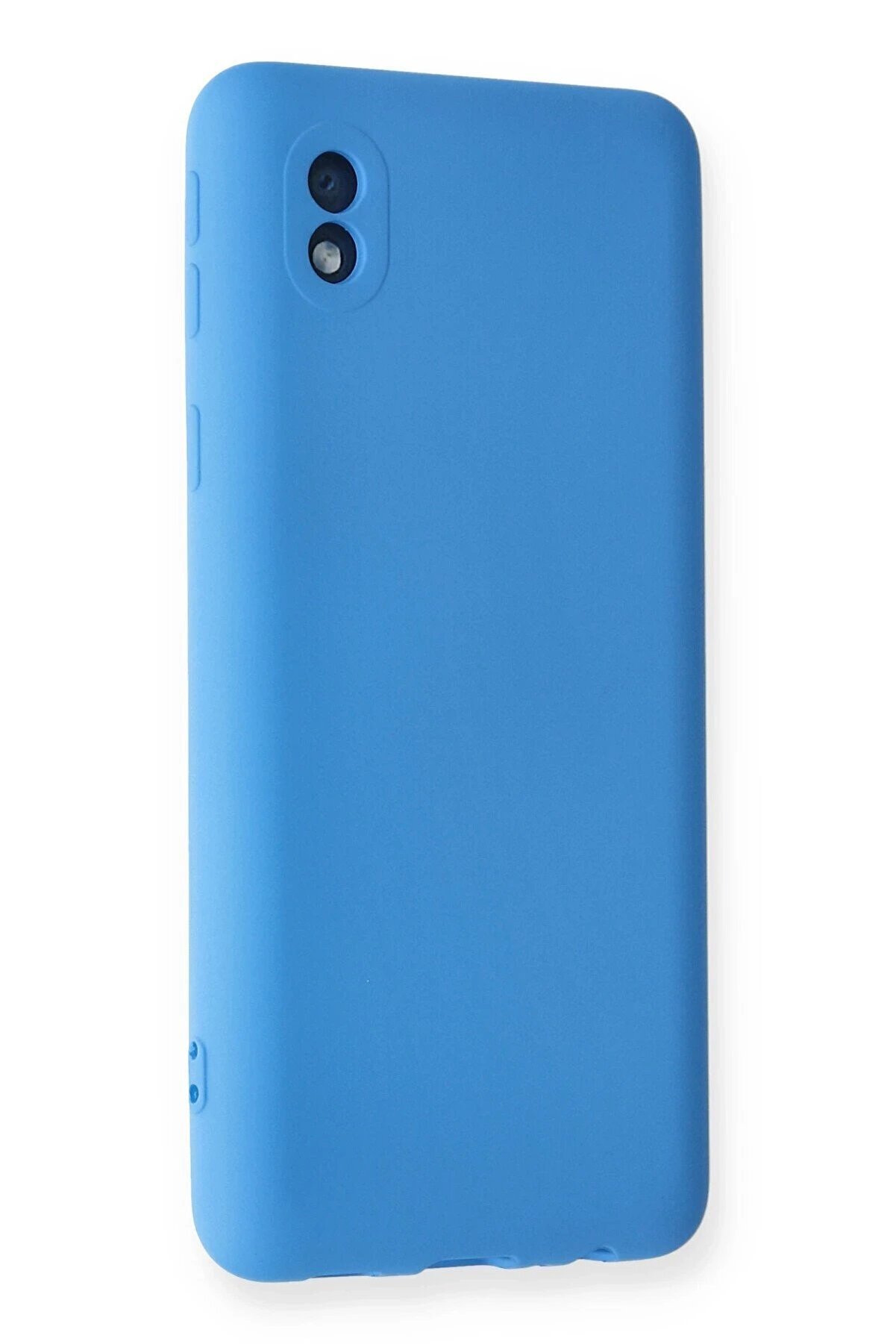 Samsung Galaxy A01 Core Kılıf Nano İçi̇ Kadi̇fe Si̇li̇kon - Mavi̇ - Dropx7898-2632