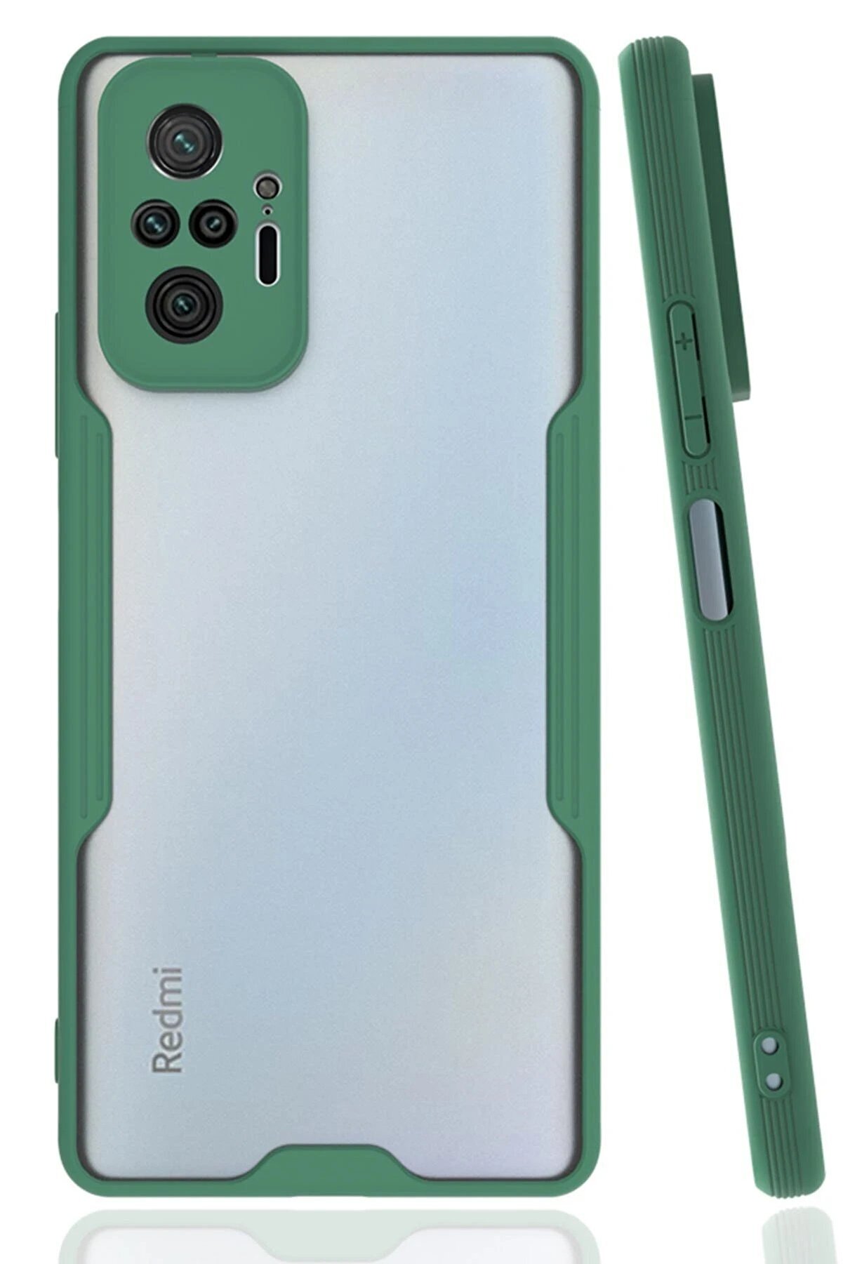 CepteToptan Xiaomi Redmi Note 10 Pro Kılıf Platin Silikon - Yeşil - DROPX2613-5231