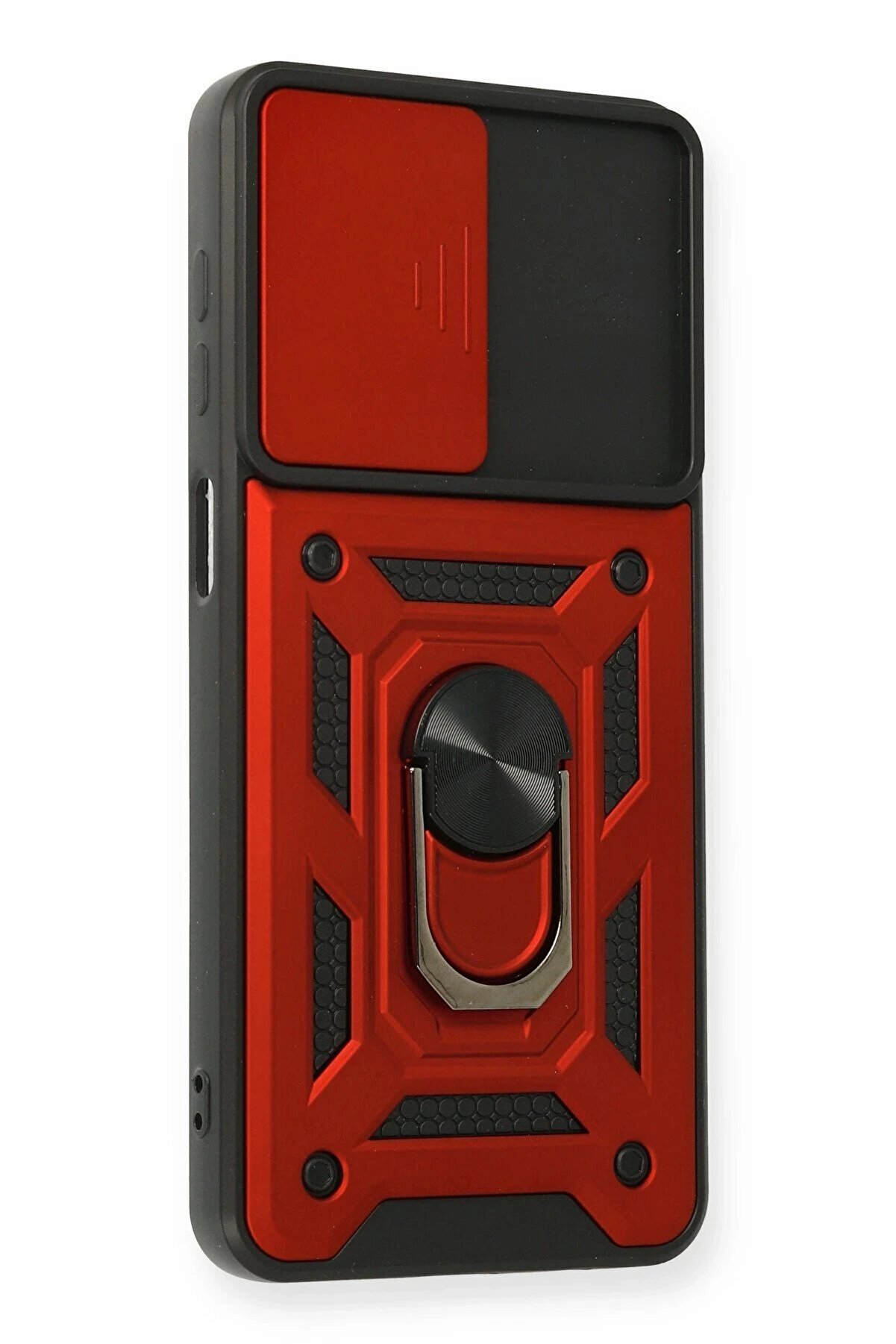 Samsung Galaxy A12 Kılıf Pars Lens Y&uuml;z&uuml;kl&uuml; Si̇li̇kon - Kırmızı - Dropx8602-5448