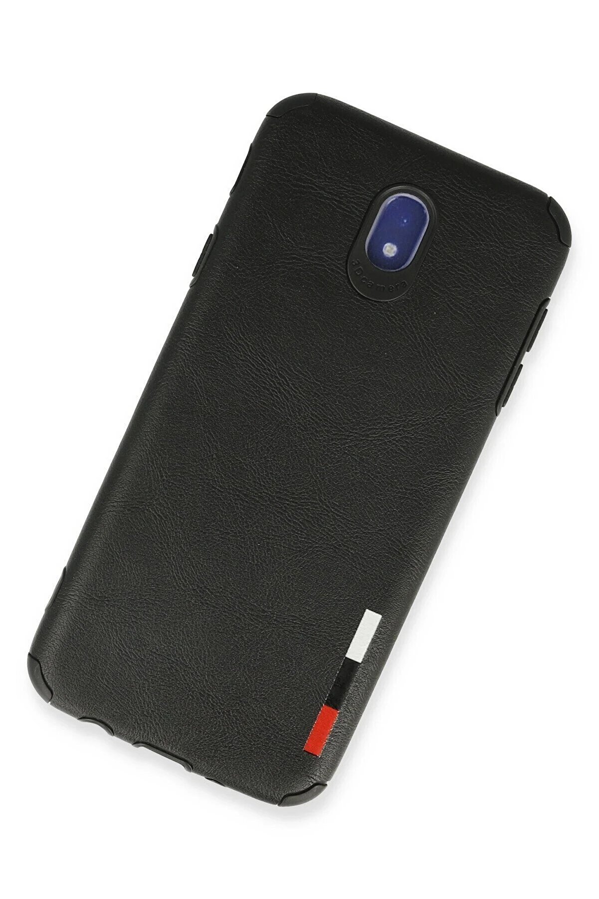 Samsung Galaxy J7 Pro / J730 Kılıf Loop Deri̇ Si̇li̇kon - Si̇yah - Dropx6043-6089