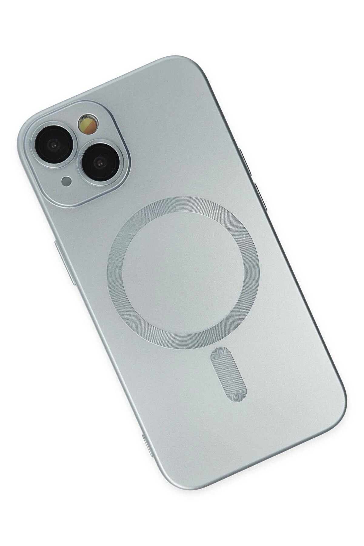 İphone 14 Plus Kılıf Moshi̇ Lens Magneti̇csafe Si̇li̇kon - Si̇erra Blue - Dropx1058-4881