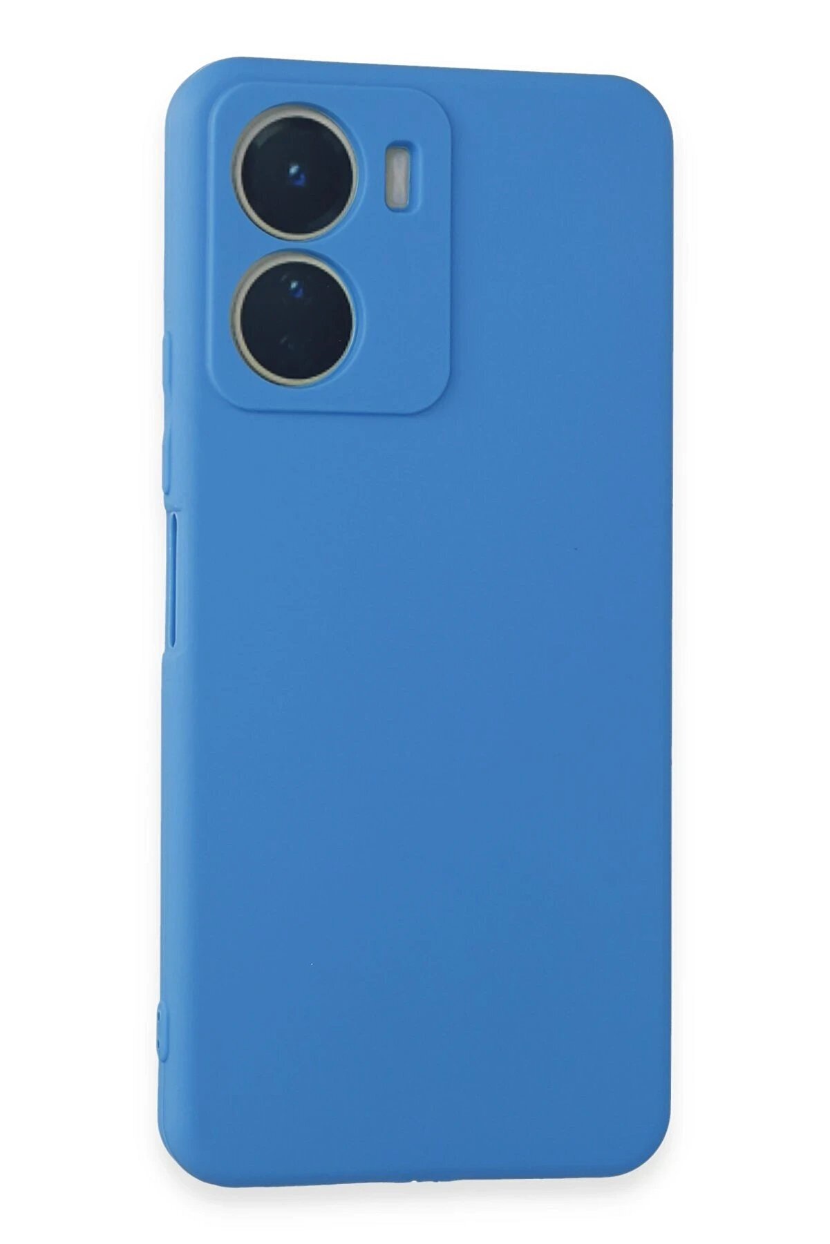 CepteToptan Vivo Y16 Kılıf First Silikon - Mavi - DROPX6211-7079
