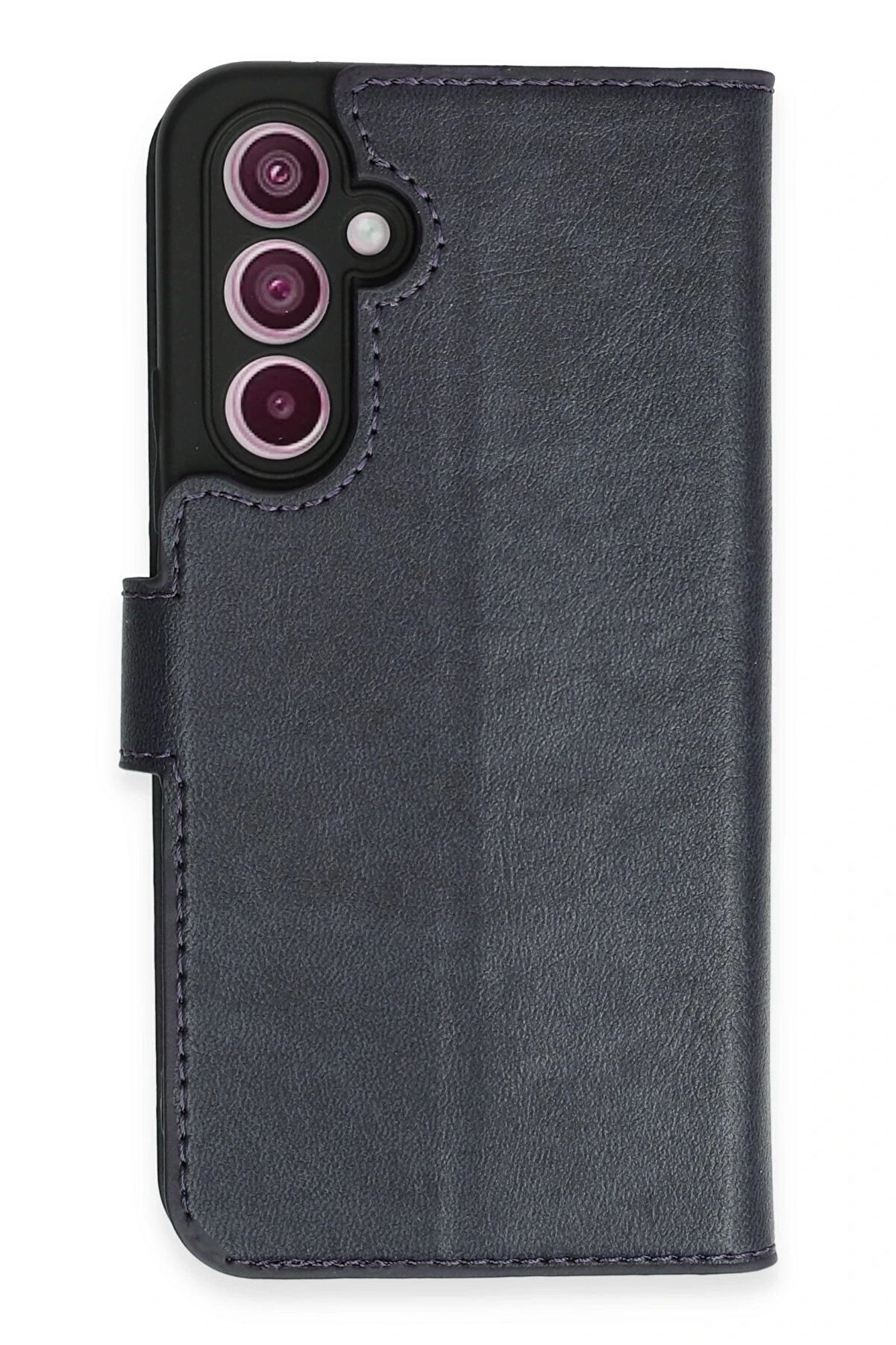 CepteToptan Samsung Galaxy A34 5G Kılıf Trend S Plus Kapaklı Kılıf - Lacivert - DROPX7312-1048