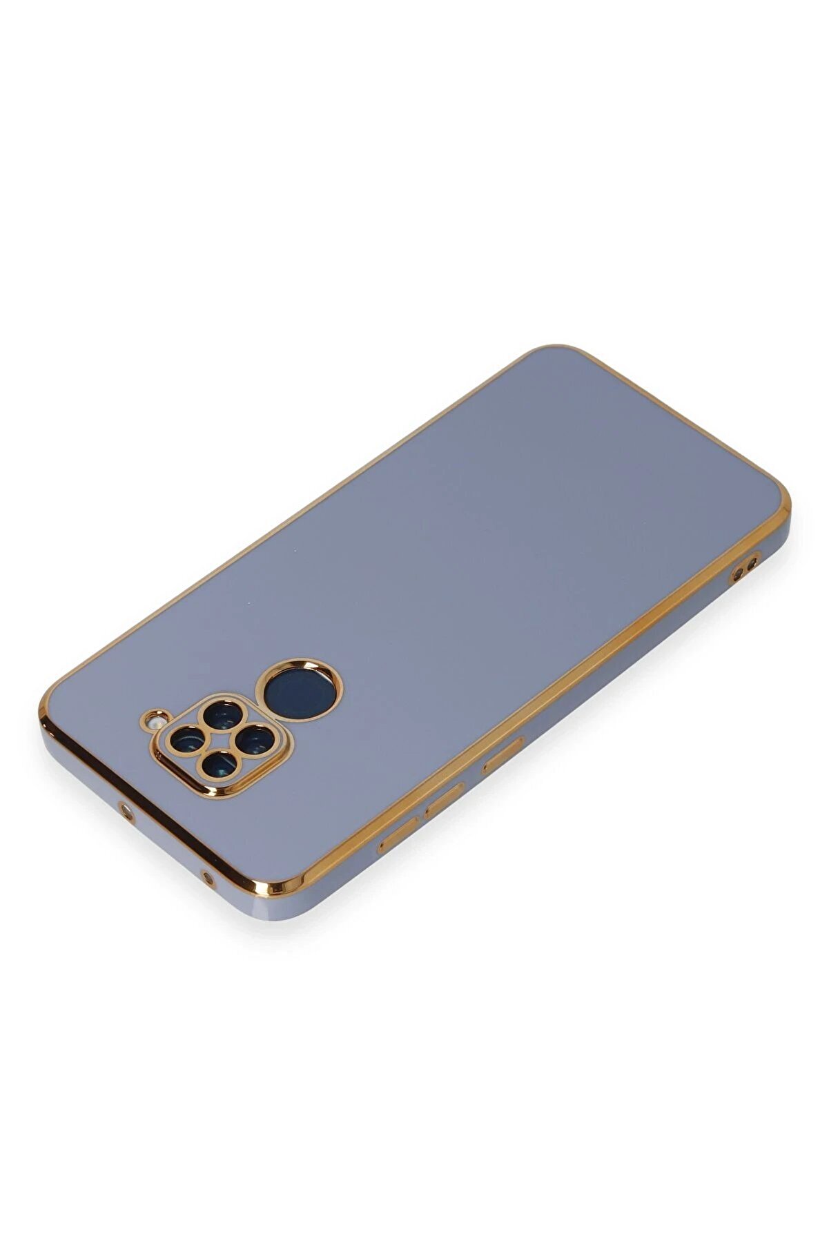 Xi̇aomi̇ Redmi̇ Note 9 Kılıf Volet Si̇li̇kon - Mavi̇ - Dropx2173-8910