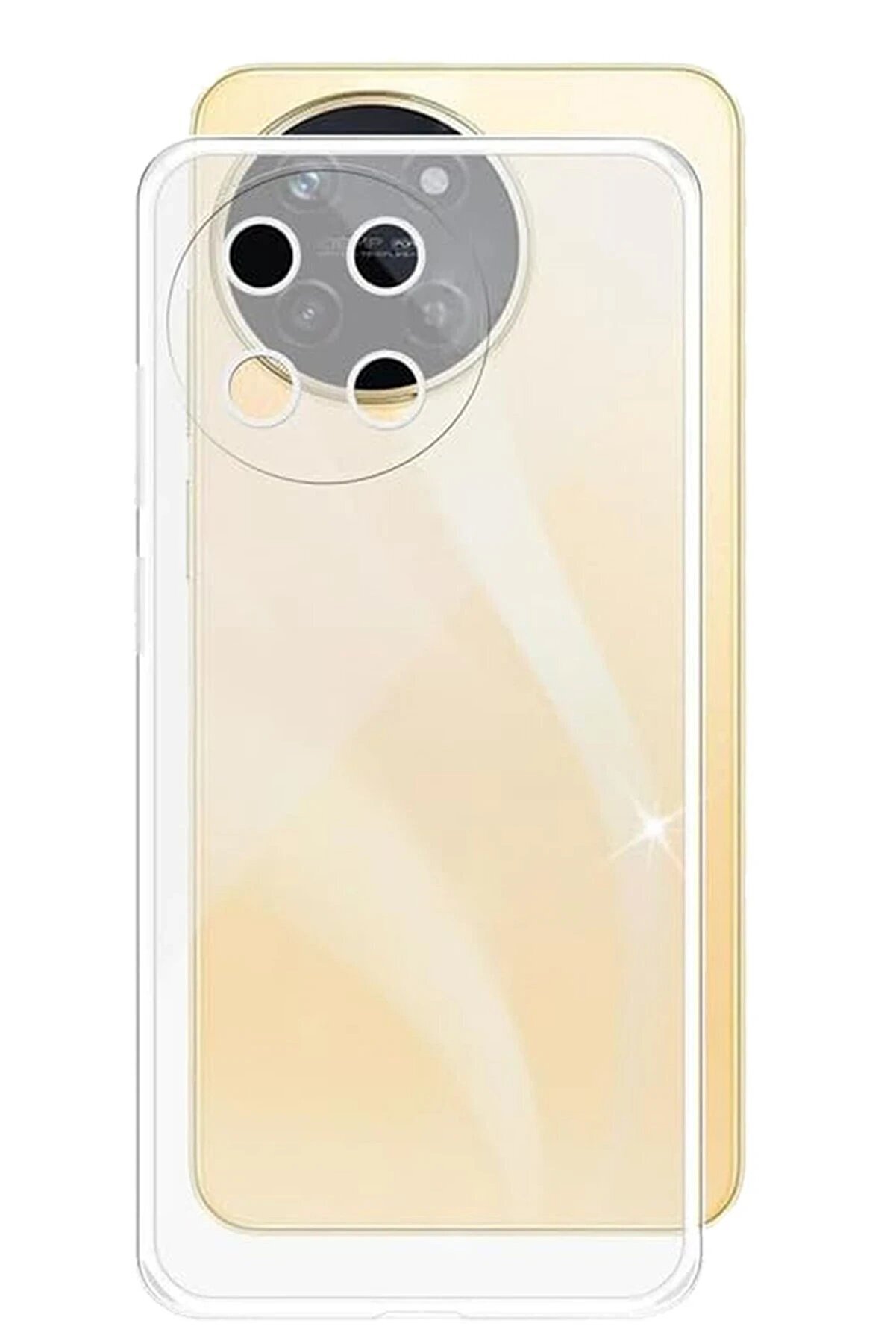 CepteToptan Realme 11 Kılıf Lüx Şeffaf Silikon - DROPX4156-2023