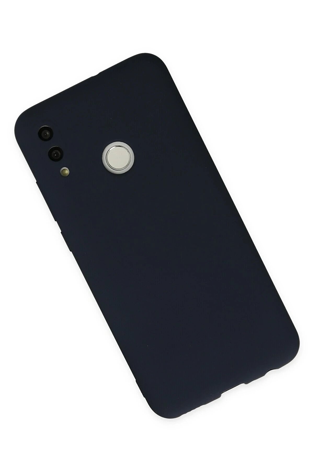 Huawei̇ P Smart 2019 Kılıf Nano İ&ccedil;i̇ Kadi̇fe Si̇li̇kon - Laci̇vert - Dropx8262-1574