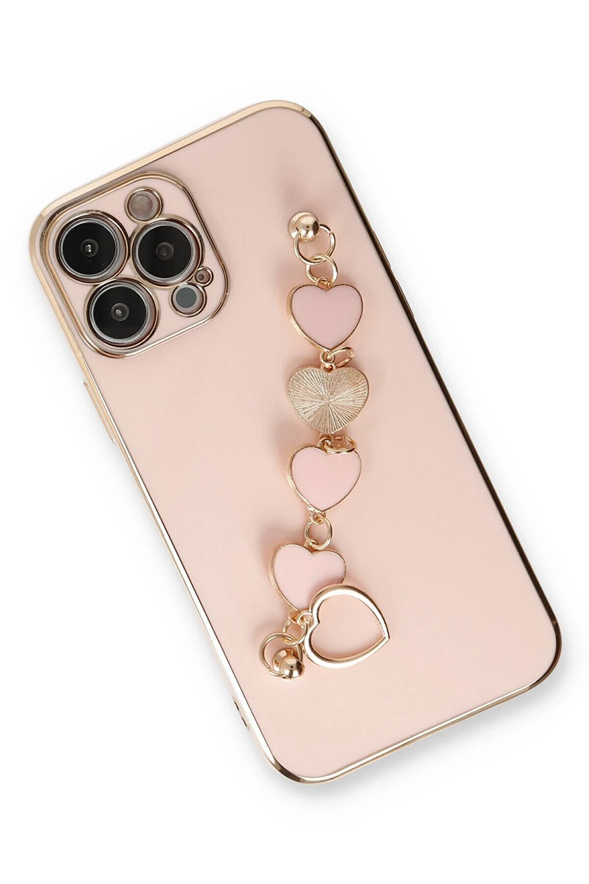 İphone 14 Pro Kılıf Esi̇la Si̇li̇kon - Pudra - Dropx9988-7196