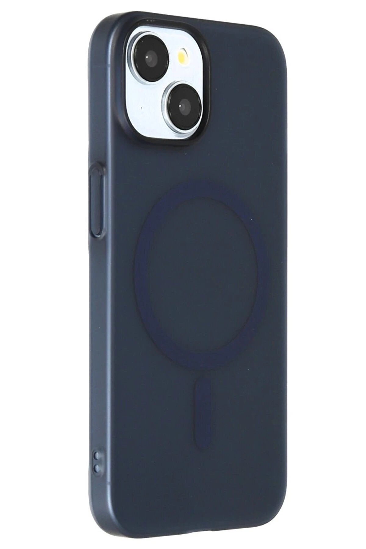 CepteToptan iPhone 15 Plus Tuna PC Slim Magsafe Kapak - Lacivert - DROPX5514-5823