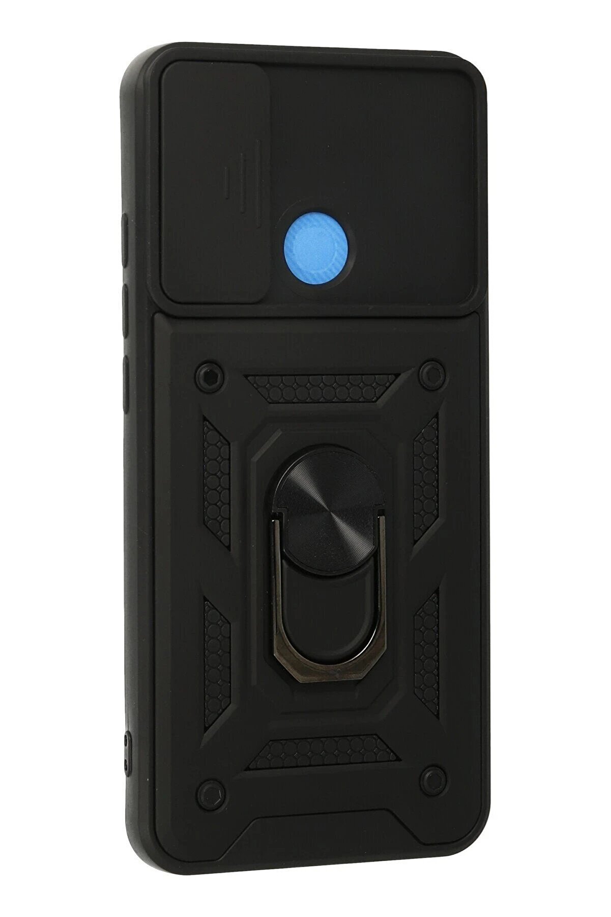 Xi̇aomi̇ Redmi̇ 9C Kılıf Pars Lens Yüzüklü Si̇li̇kon - Si̇yah - Dropx1783-9292