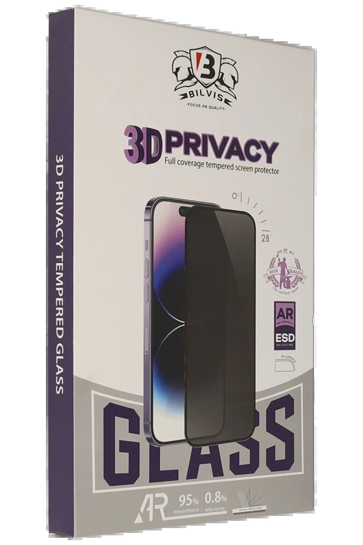 CepteToptan iPhone 16E Bilvis 3D Hayalet Cam Ekran Koruyucu - DROPX1966-8297