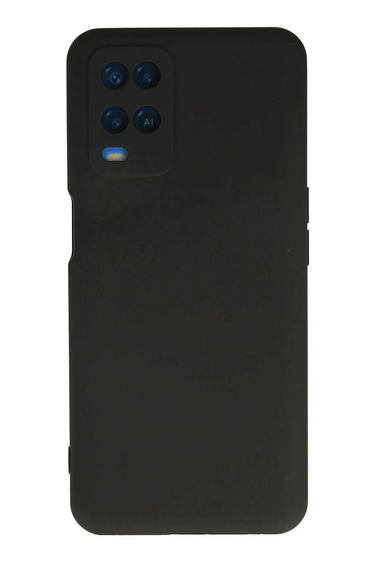 CepteToptan Oppo A54 4G Kılıf Nano içi Kadife Silikon - Siyah - DROPX7549-9120