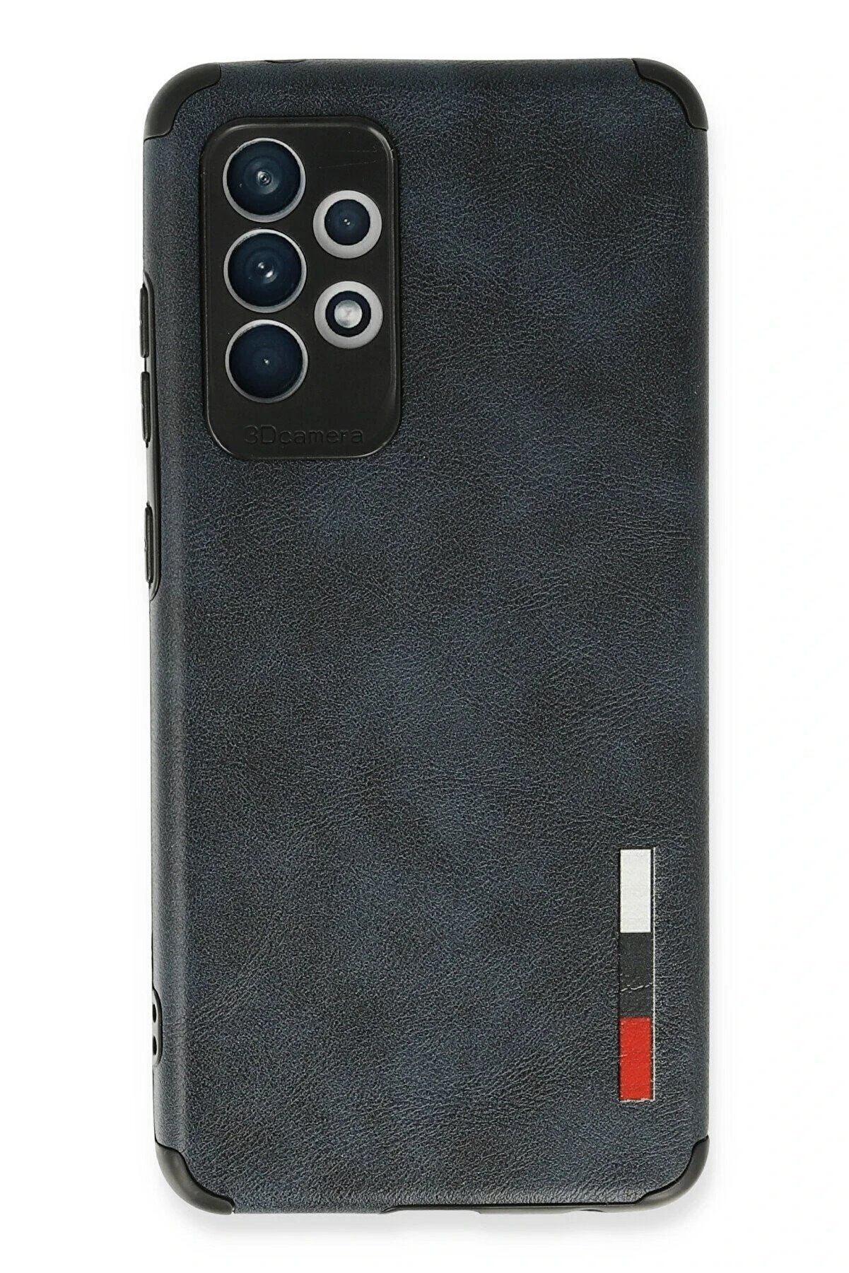 CepteToptan Samsung Galaxy A72 Kılıf Loop Deri Silikon - Lacivert - DROPX4621-6383