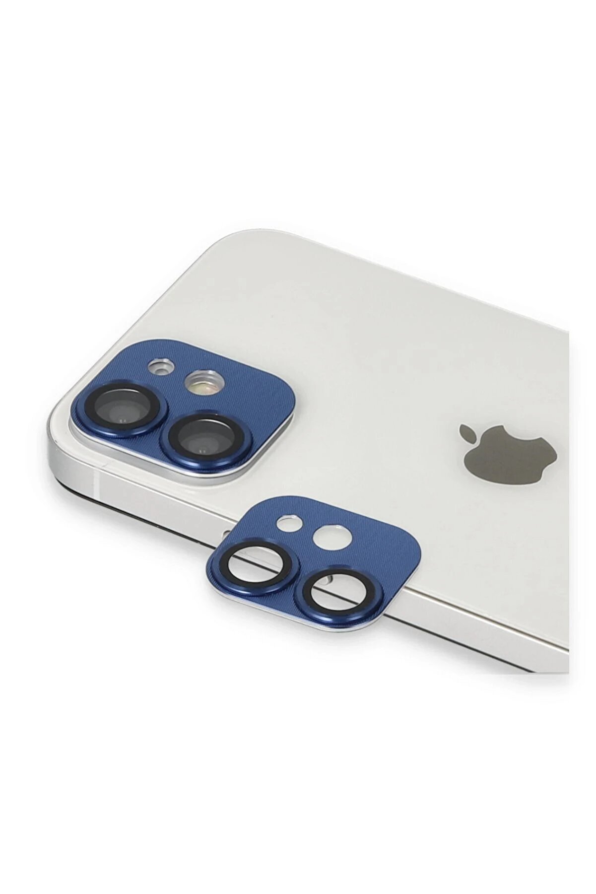 CepteToptan iPhone 11 Pers Alüminyum Kamera Lens - Lacivert - DROPX7581-5894