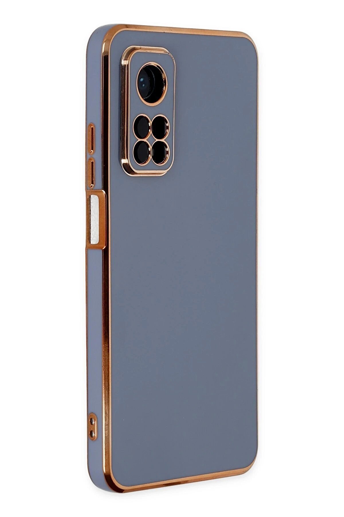 MertUS Xiaomi Mi 10T Kılıf Volet Silikon - Mavi