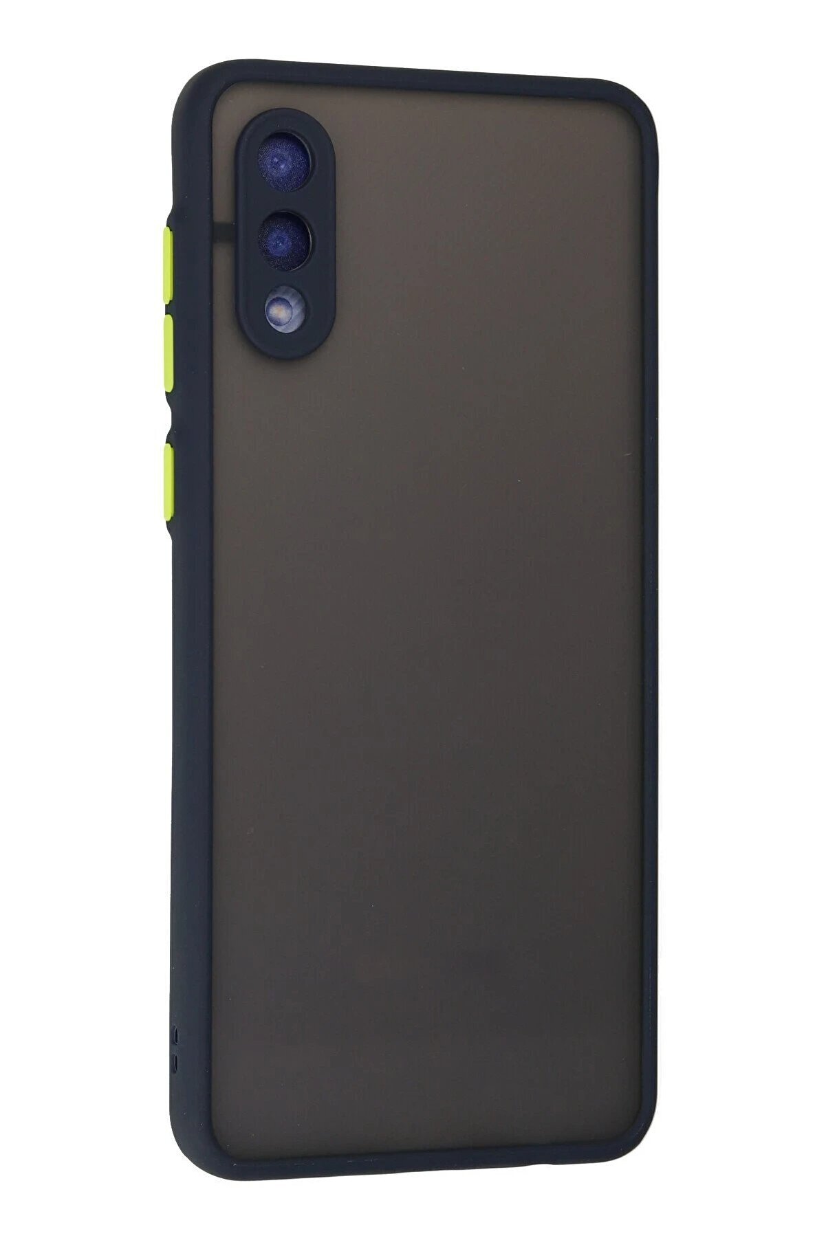 Samsung Galaxy A02 Kılıf Montreal Si̇li̇kon Kapak - Laci̇vert - Dropx3963-1394