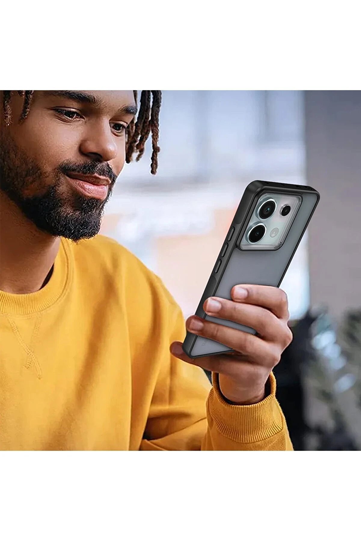 Xi̇aomi̇ Redmi̇ Note 13 Pro 5G Kılıf Elegant Kapak - Si̇yah - Dropx2618-5477