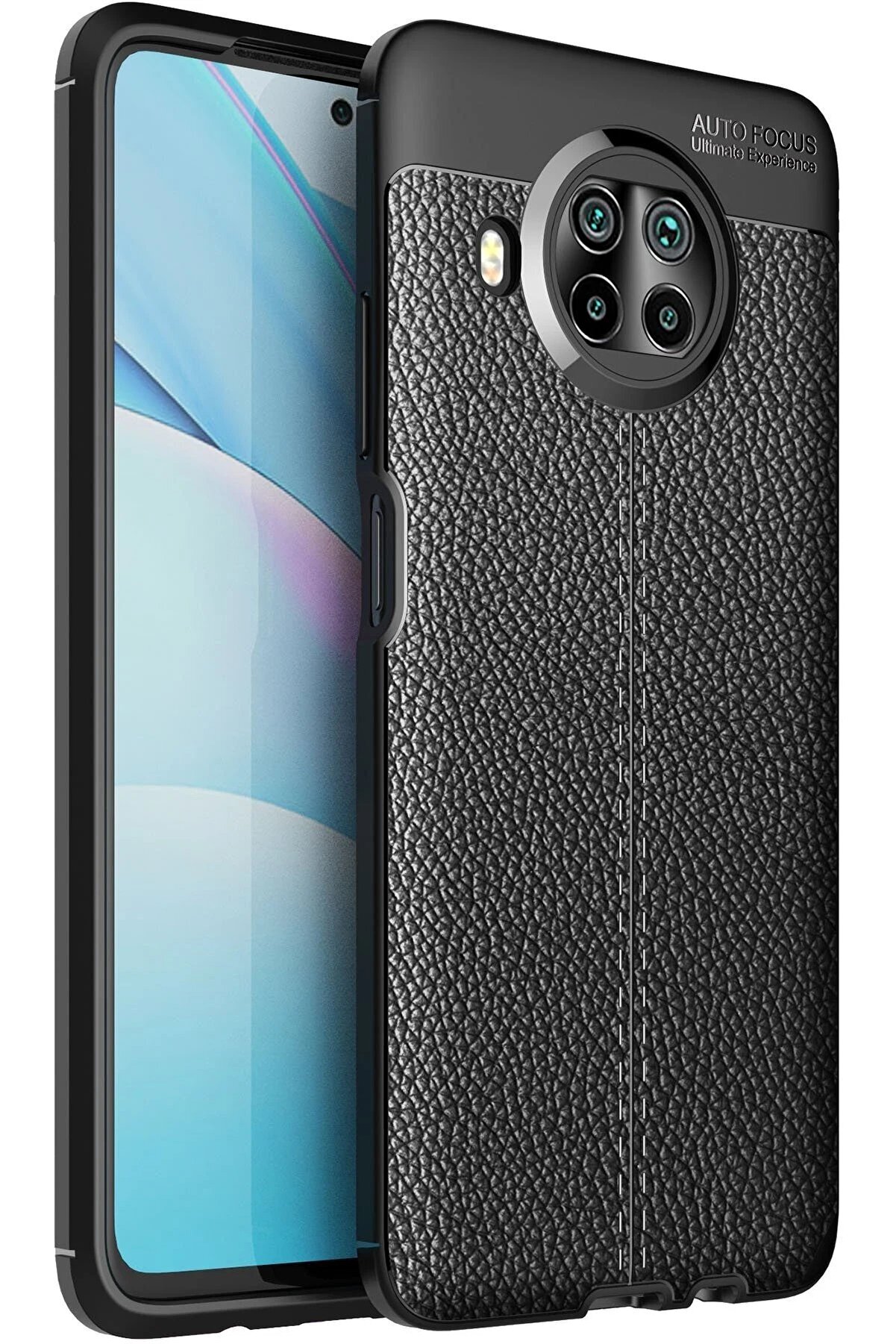 CepteToptan Xiaomi Mi 10T Lite Kılıf Auto Focus Kapak - Siyah - DROPX6150-4530