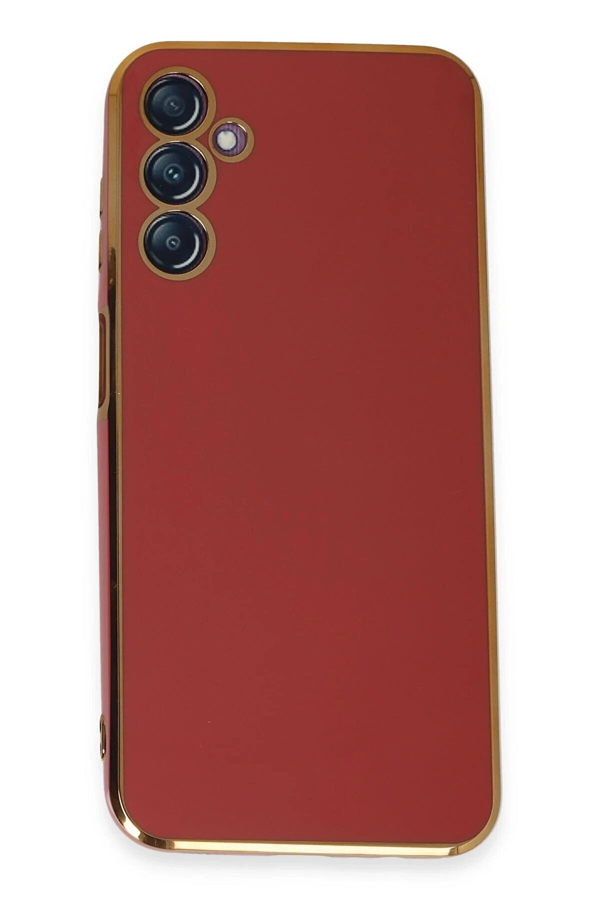 CepteToptan Samsung Galaxy M14 5G Kılıf Volet Silikon - Kırmızı - DROPX4296-3240