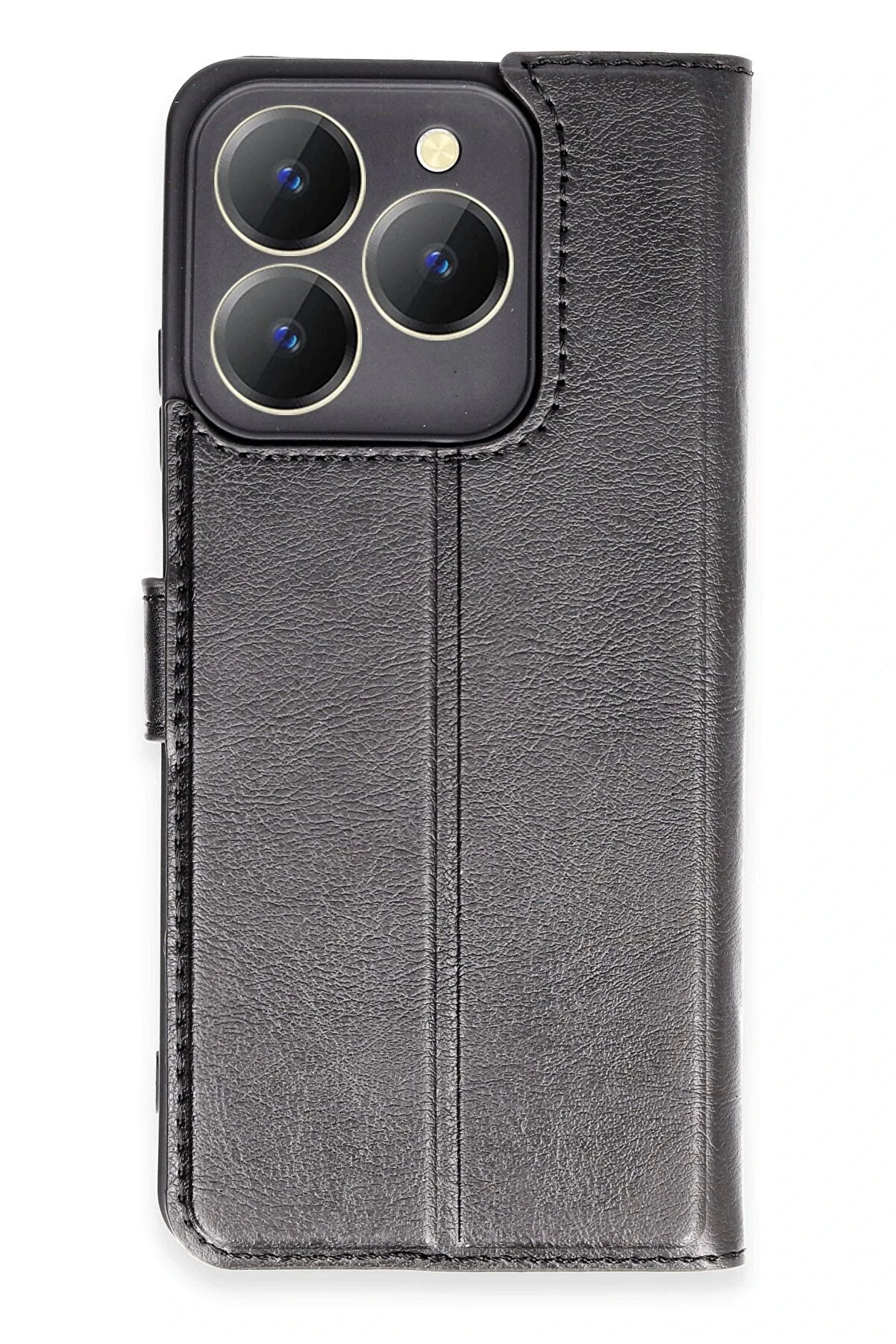 CepteToptan Realme C63 Kılıf Trend S Plus Kapaklı Kılıf - Siyah - DROPX8064-9162