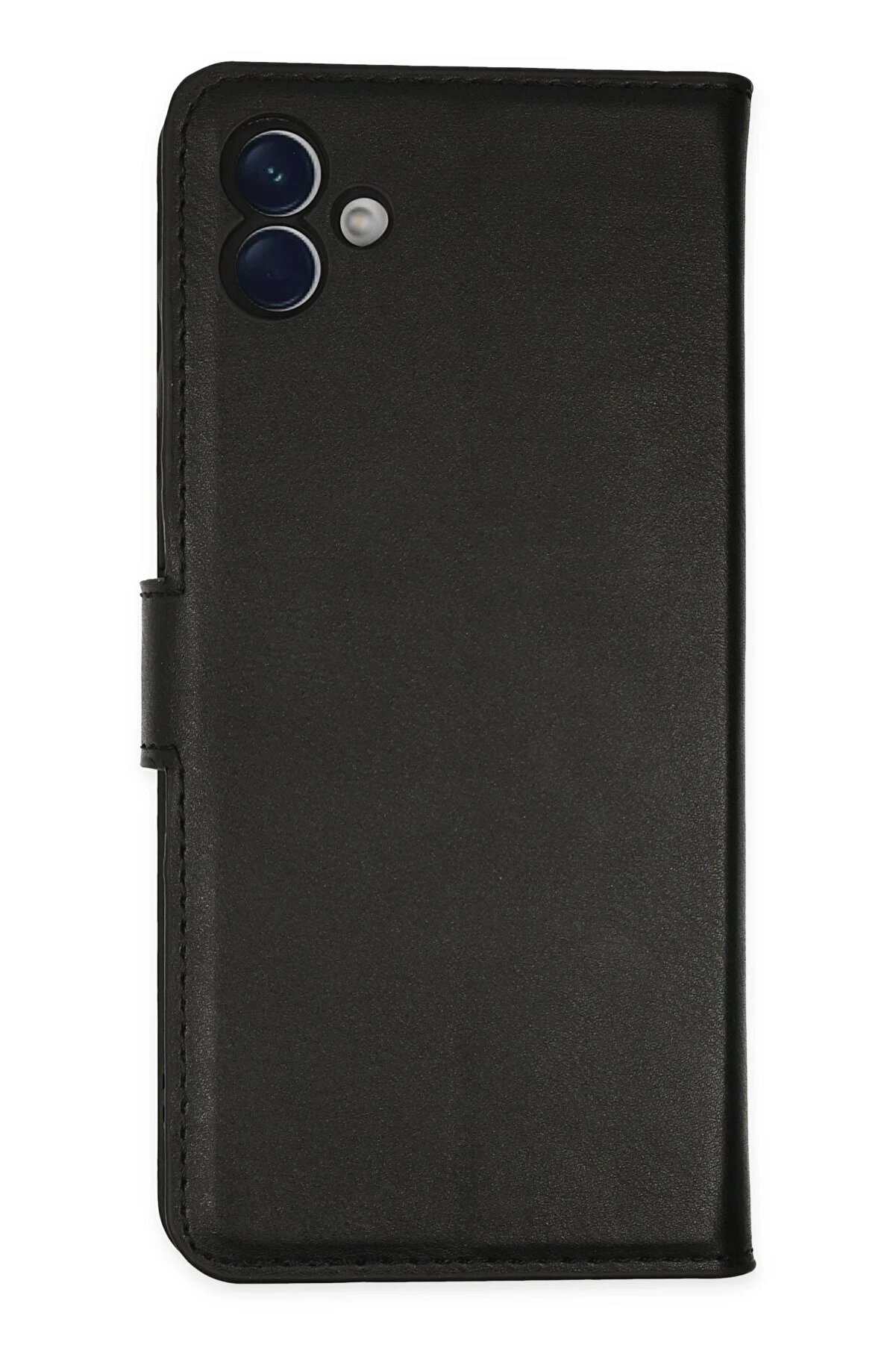 CepteToptan Samsung Galaxy A04 Kılıf Trend S Plus Kapaklı Kılıf - Siyah - DROPX3939-7798