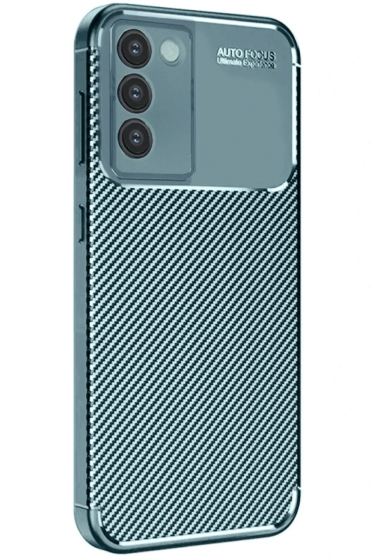 CepteToptan Vivo V30 Lite 4G Kılıf Auto Focus Karbon Kapak - Koyu Yeşil - DROPX5969-5686