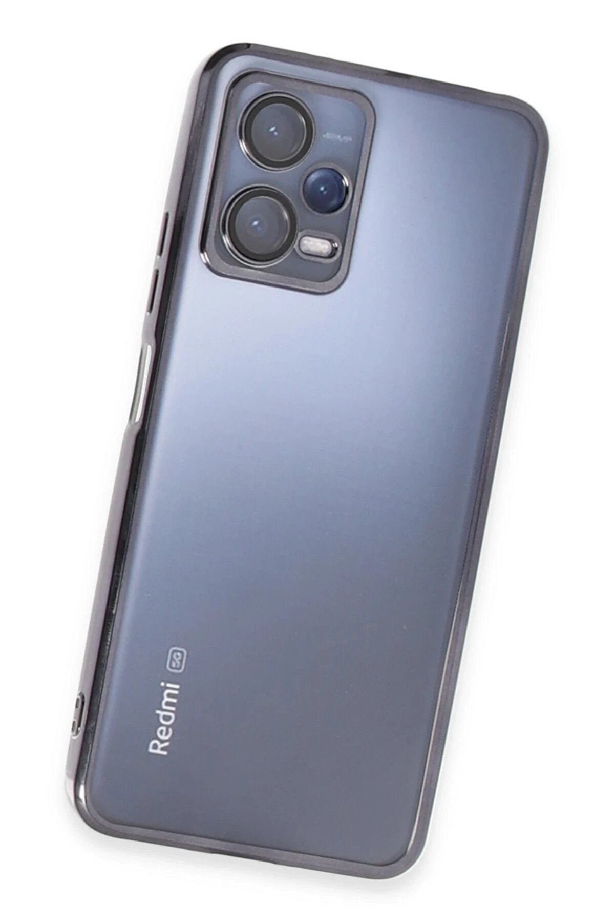 Xi̇aomi̇ Redmi̇ Note 12 5G Kılıf Lensli̇ Si̇li̇kon - Si̇yah - Dropx5505-2213