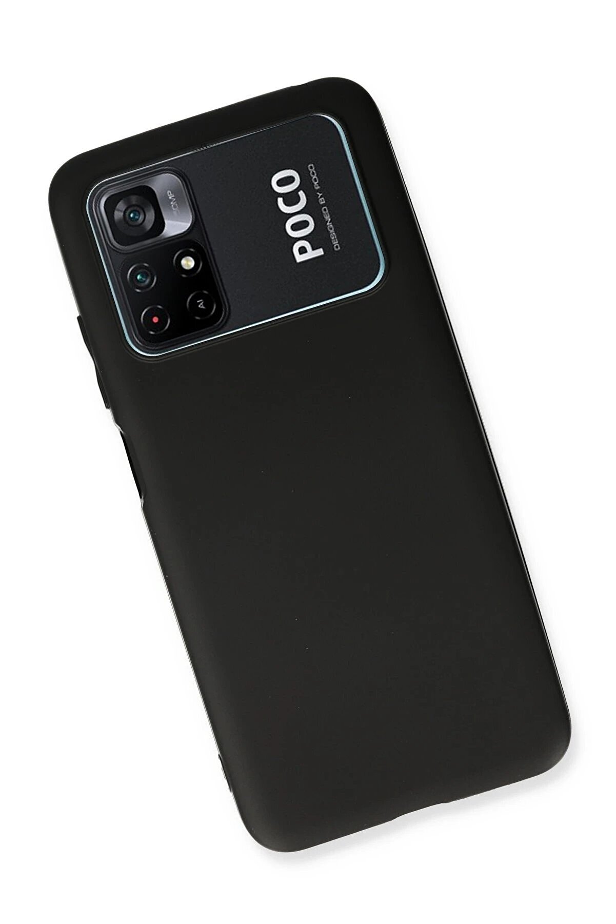 Xi̇aomi̇ Poco M4 Pro 4G Kılıf Fi̇rst Si̇li̇kon - Si̇yah - Dropx6242-2881