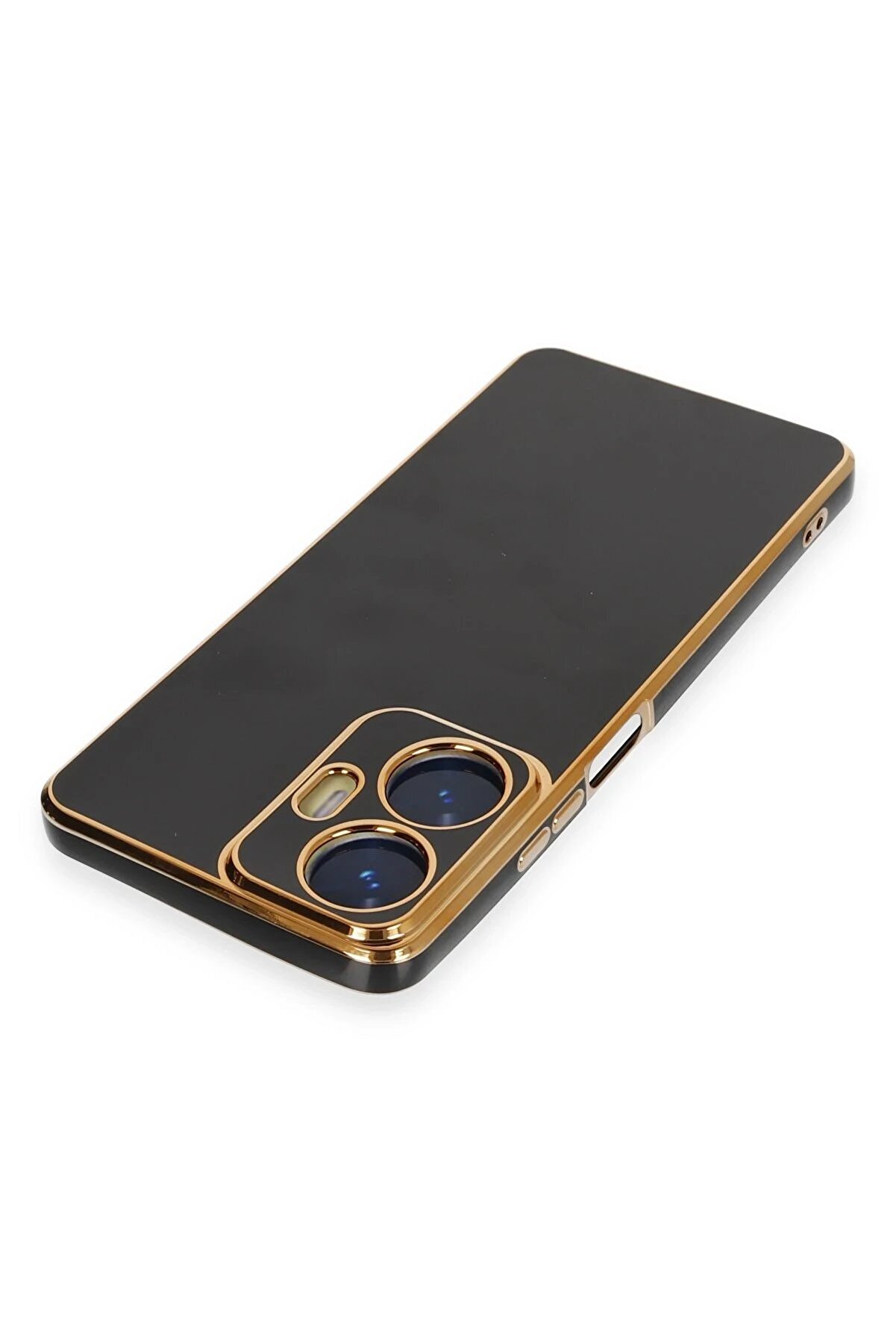 Realme C55 Kılıf Volet Si̇li̇kon - Si̇yah - Dropx9631-6798