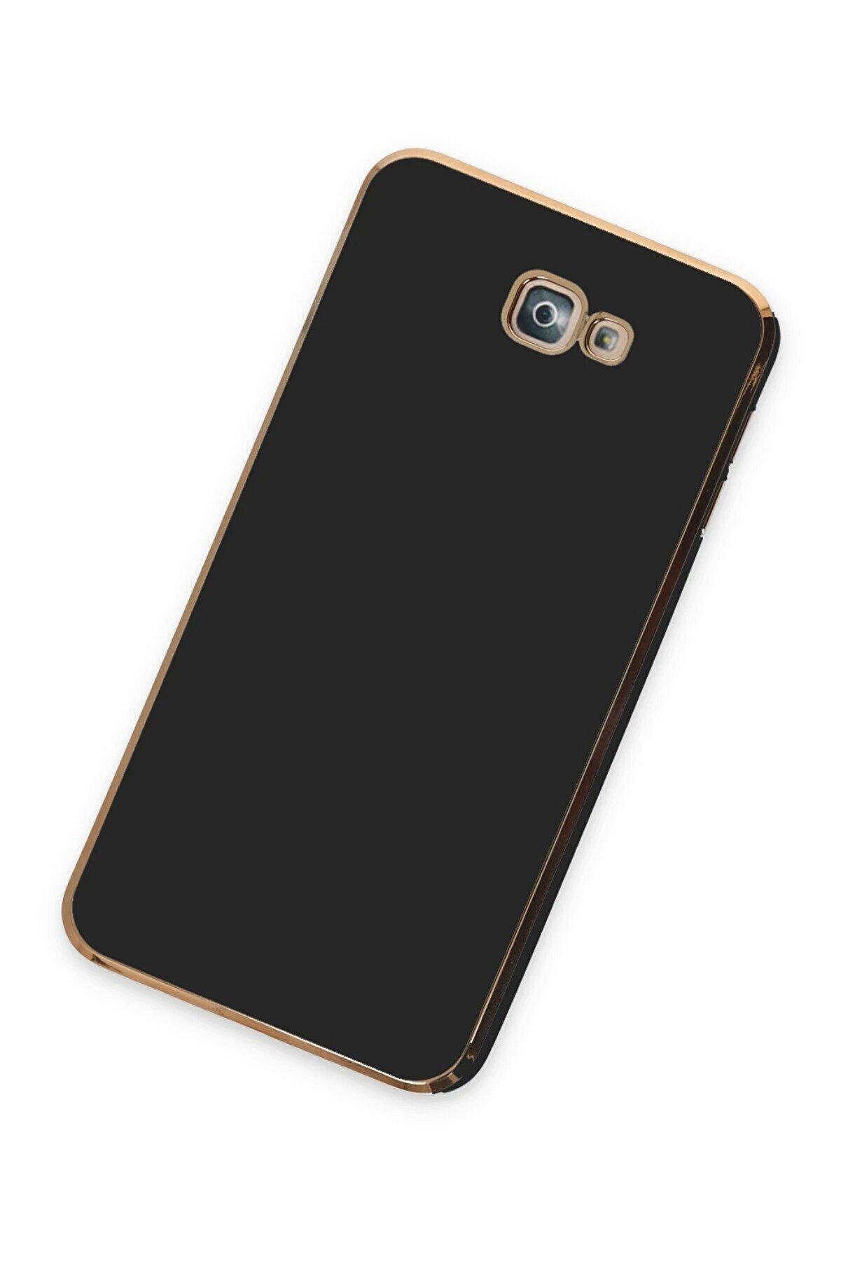 Samsung Galaxy J7 Pri̇me Kılıf Volet Si̇li̇kon - Si̇yah - Dropx4353-3542