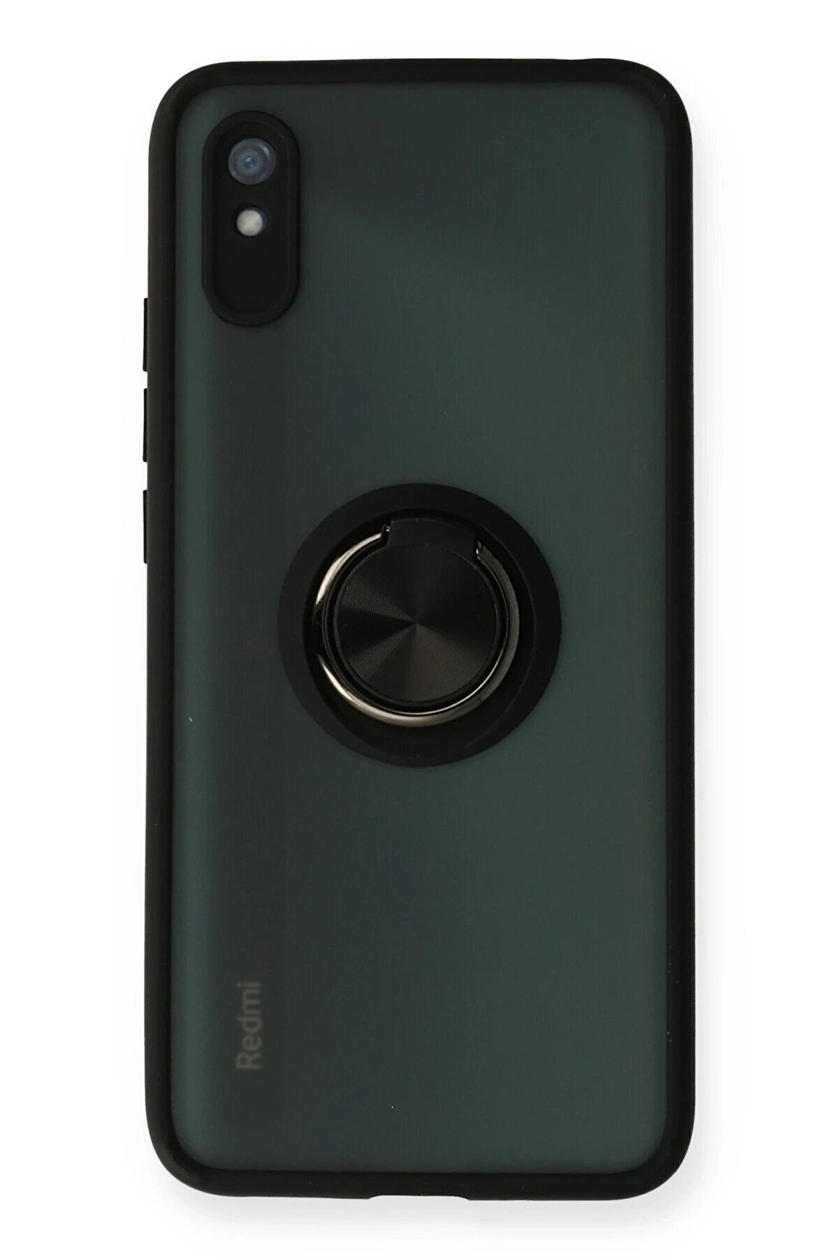 CepteToptan Xiaomi Redmi 9A Kılıf Montreal Y&uuml;z&uuml;kl&uuml; Silikon Kapak - Siyah - DROPX6768-9370